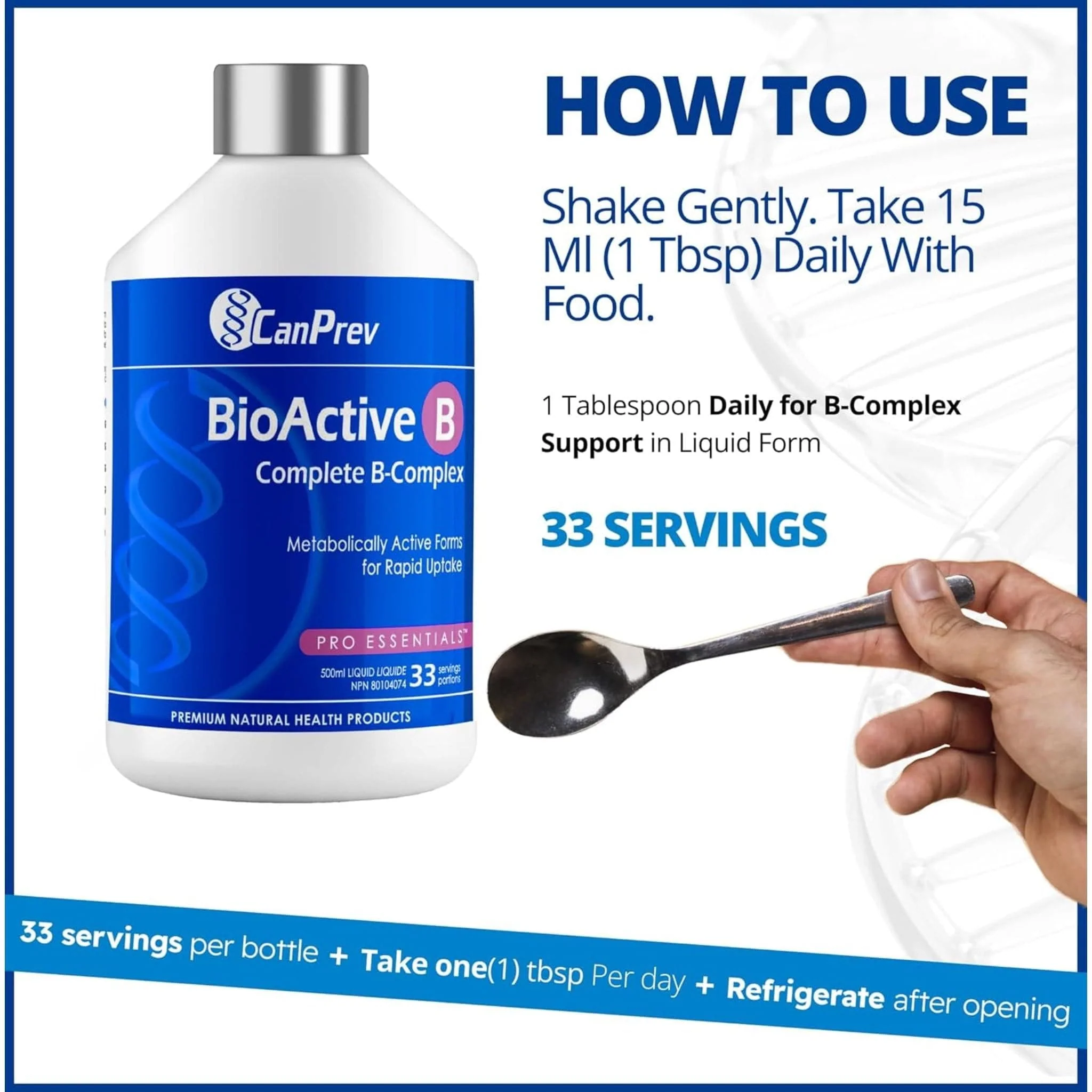CanPrev BioActive B Liquid, 500 ml - Image 6