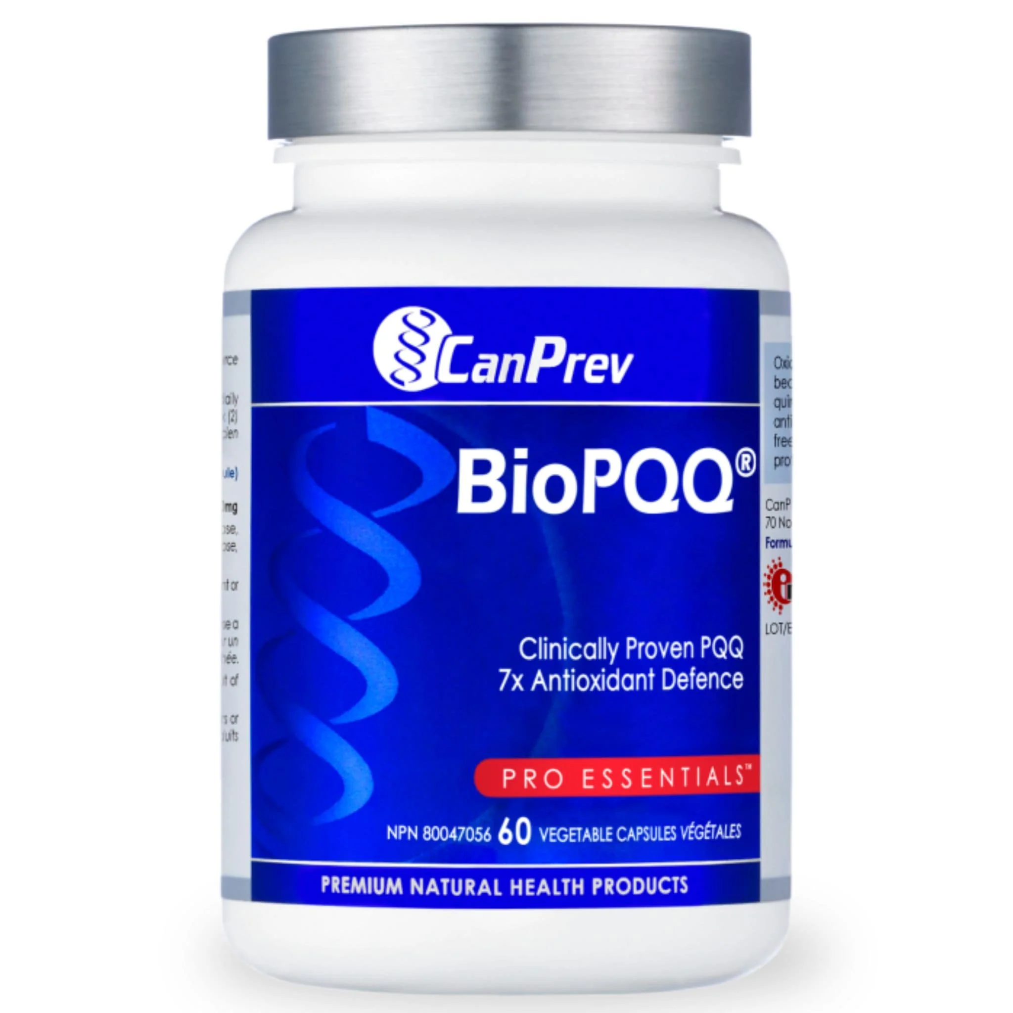 CanPrev BioPQQ, 60 Vegetable Capsules