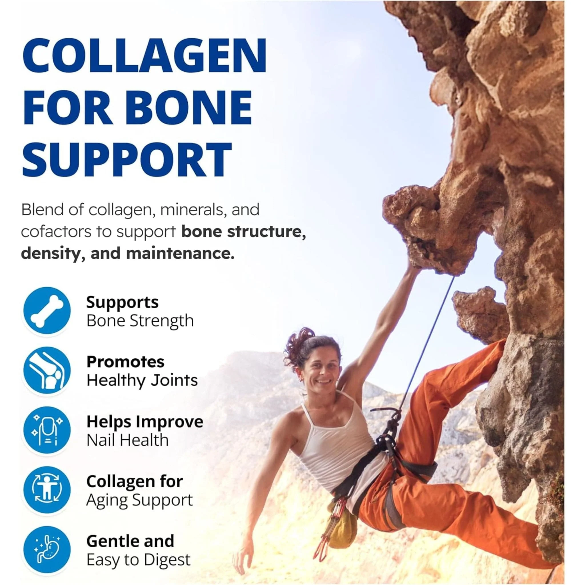 CanPrev Collagen Bone - Fortibone Powder, Collagen Powder Supplement, 30 Servings - Image 4