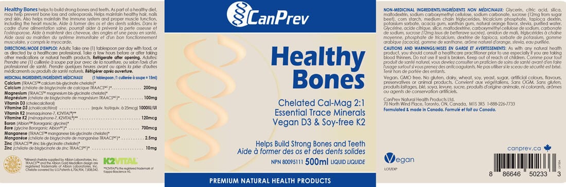 CanPrev Healthy Bones Liquid, 500ml - Image 2