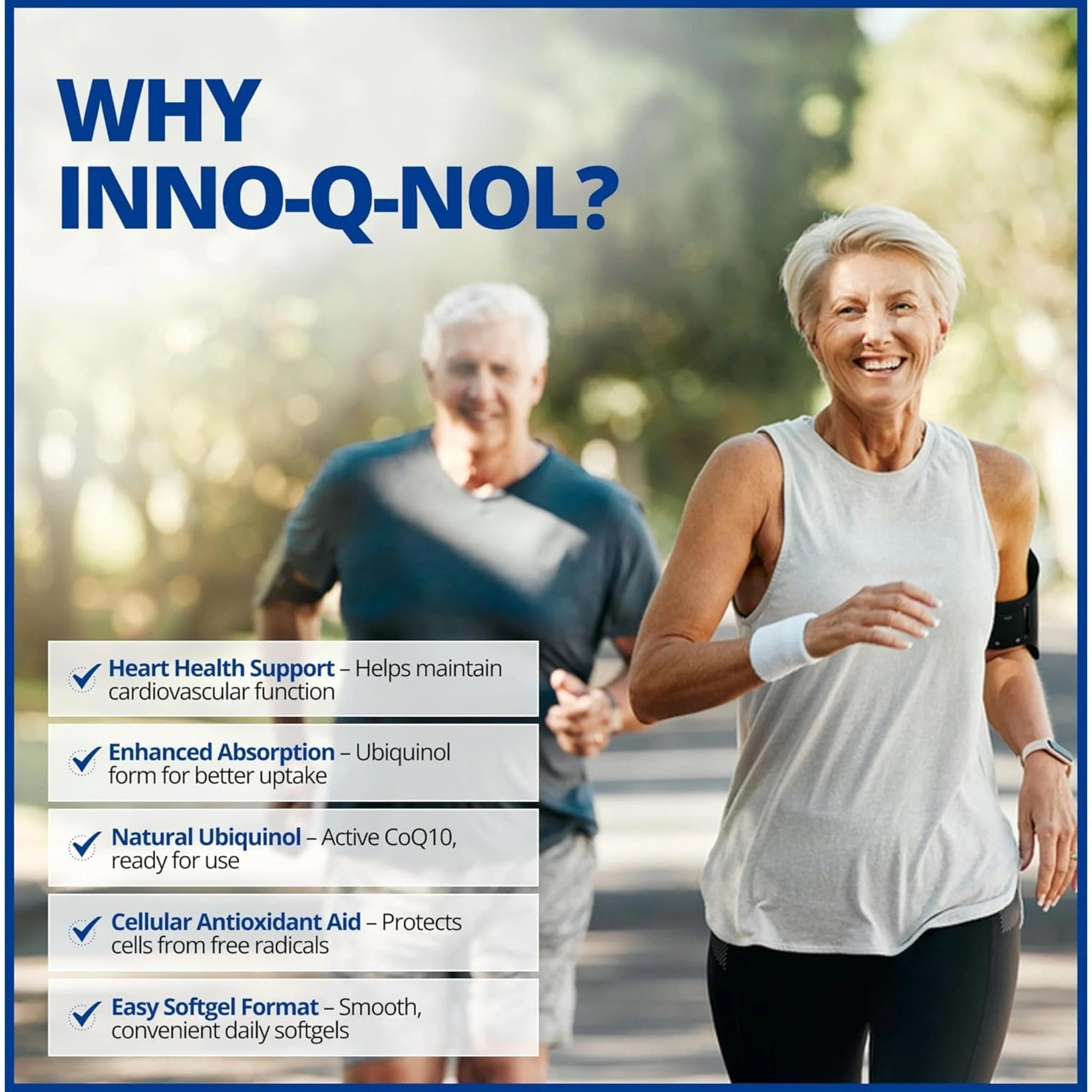 CanPrev Inno-Q-Nol CoQ10 Ubiquinol 100mg Softgels with Premium Kaneka Ubiquinol - Image 17