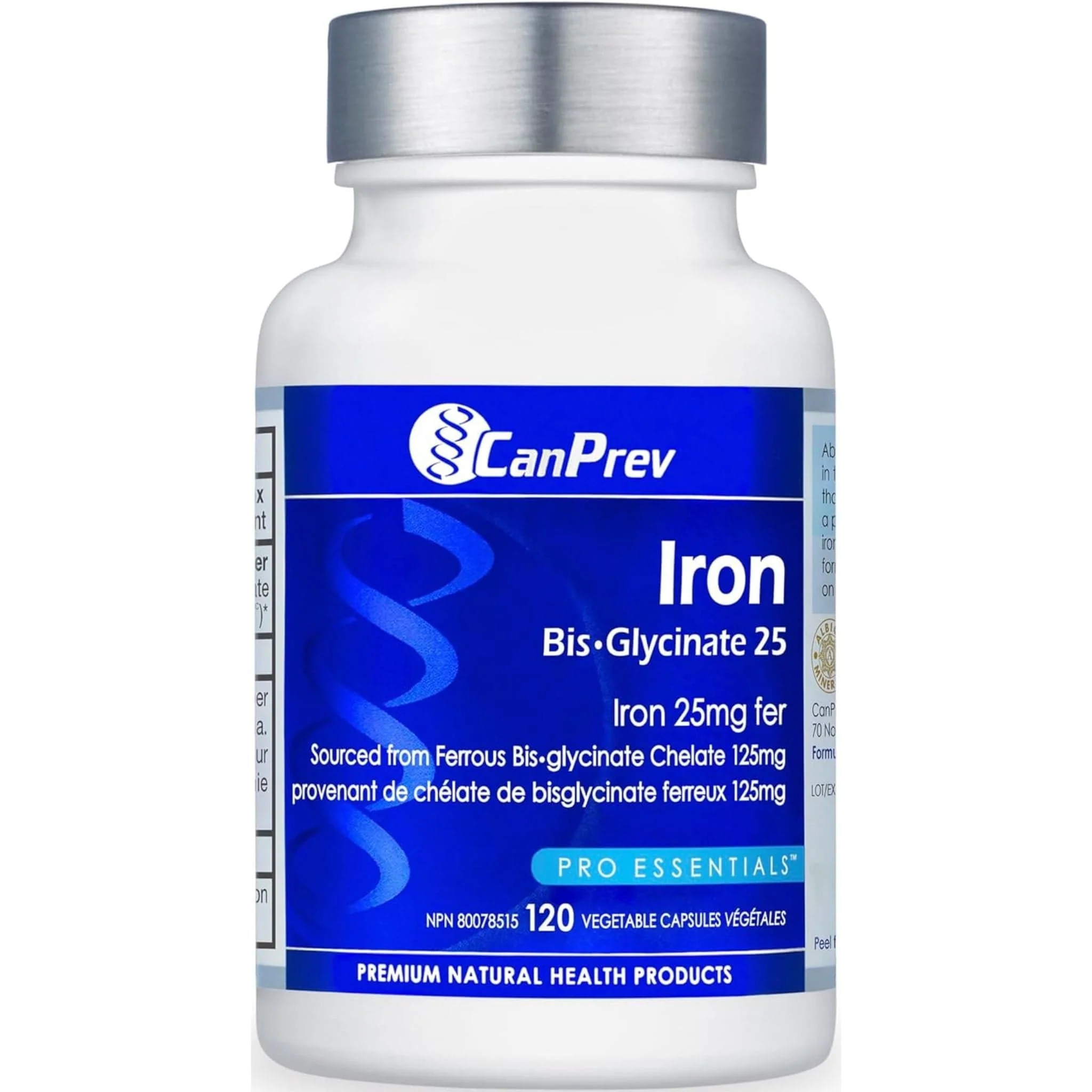 CanPrev Iron Bis-Glycinate 25mg (Pure Elemental) - Image 2