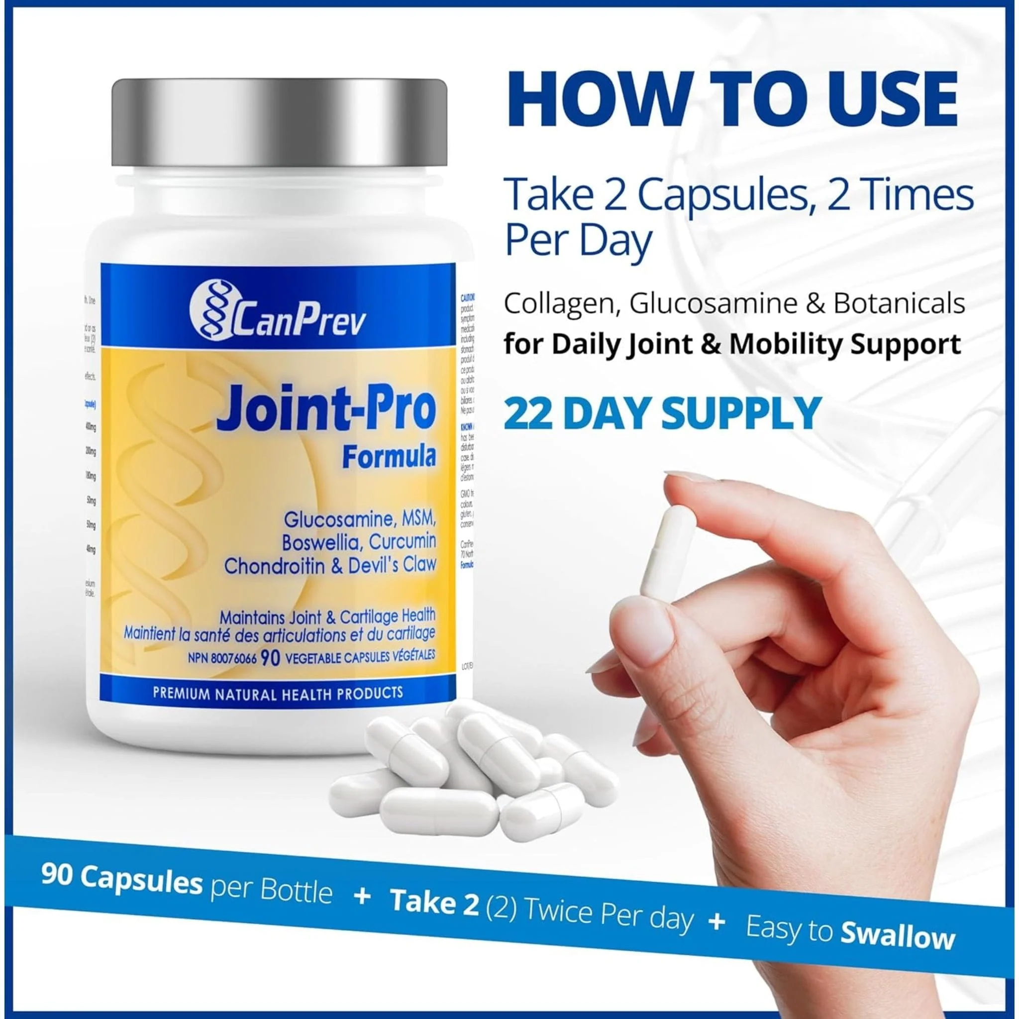 CanPrev Joint-Pro Formula, 90 Vegicaps - Image 7