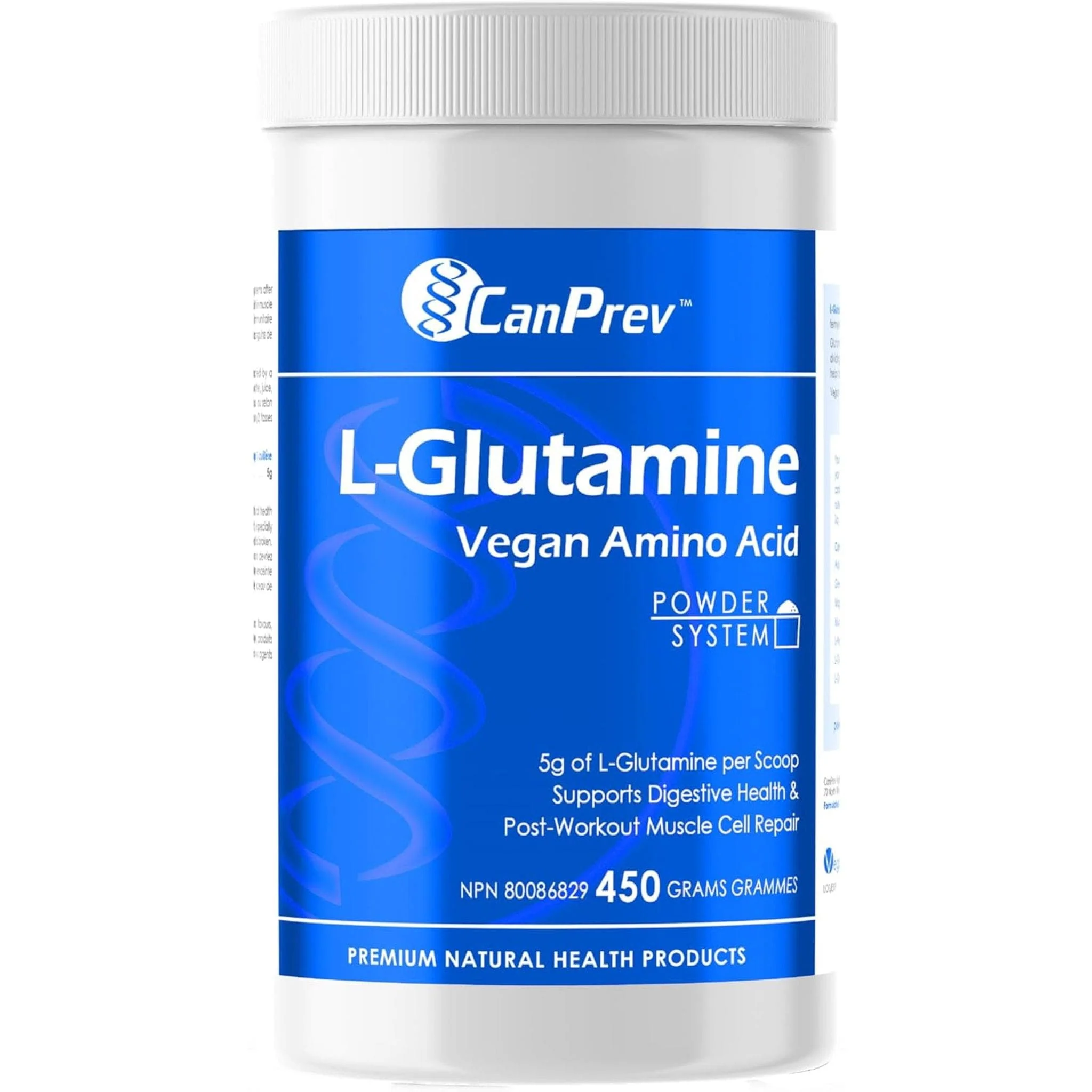 CanPrev L-Glutamine Powder (Vegan & Fermented), 450g - Image 2