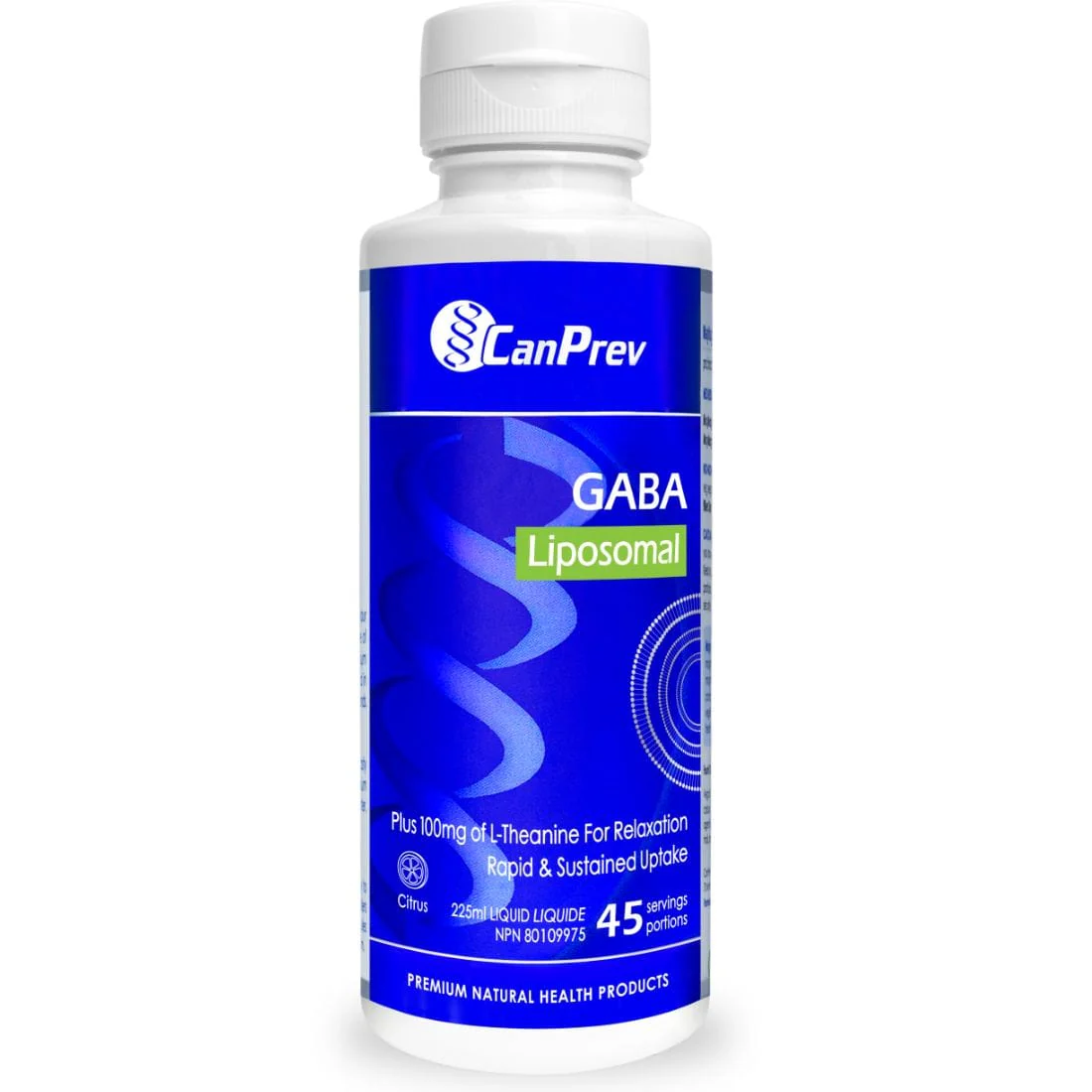 CanPrev Liposomal GABA, Citrus, 225ml