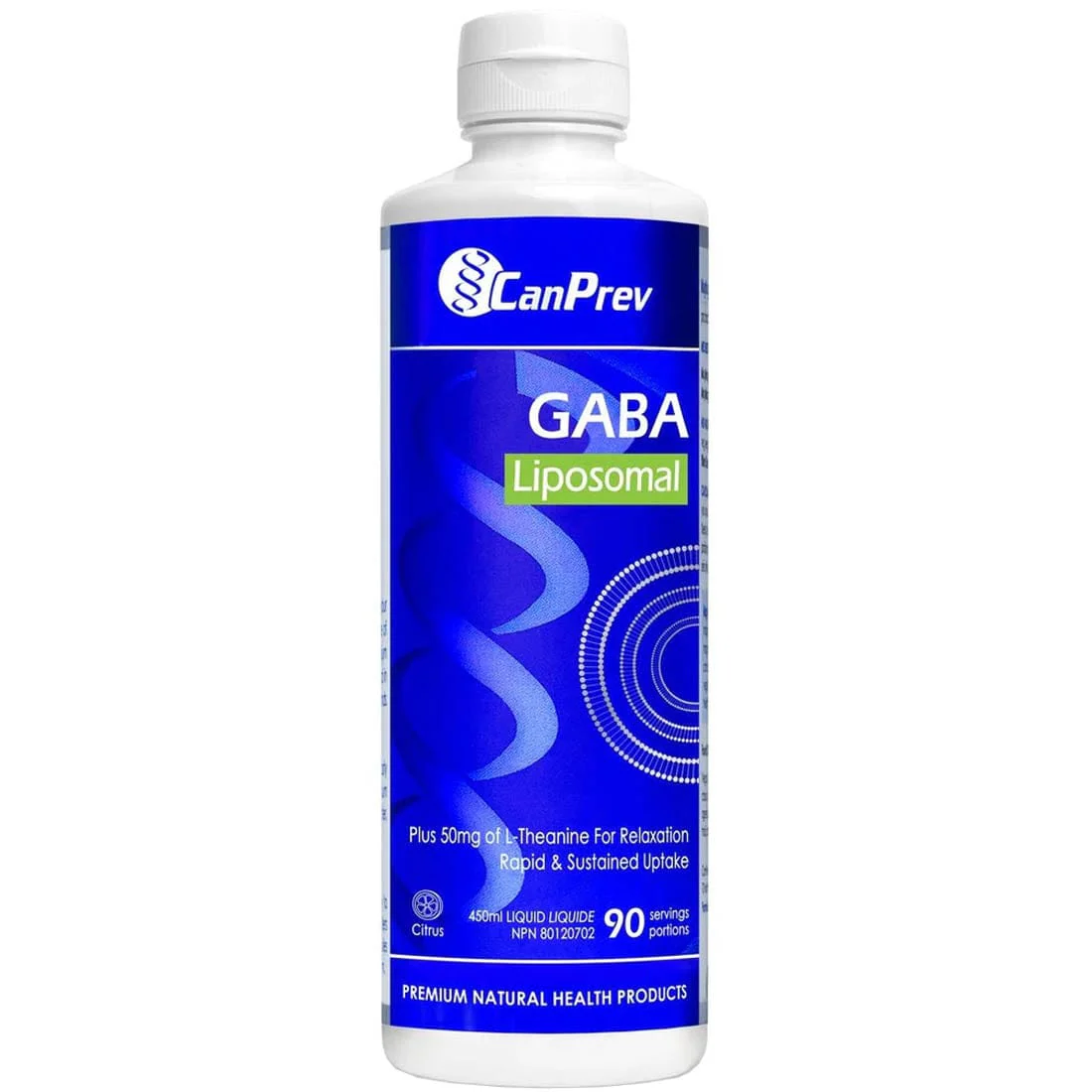 CanPrev Liposomal GABA, Citrus, 225ml - Image 2