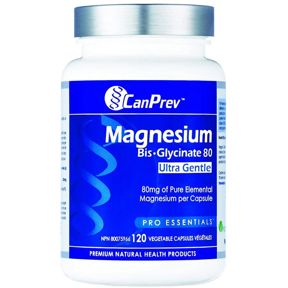 CanPrev Magnesium Bis-Glycinate 80mg Ultra Gentle - Image 2
