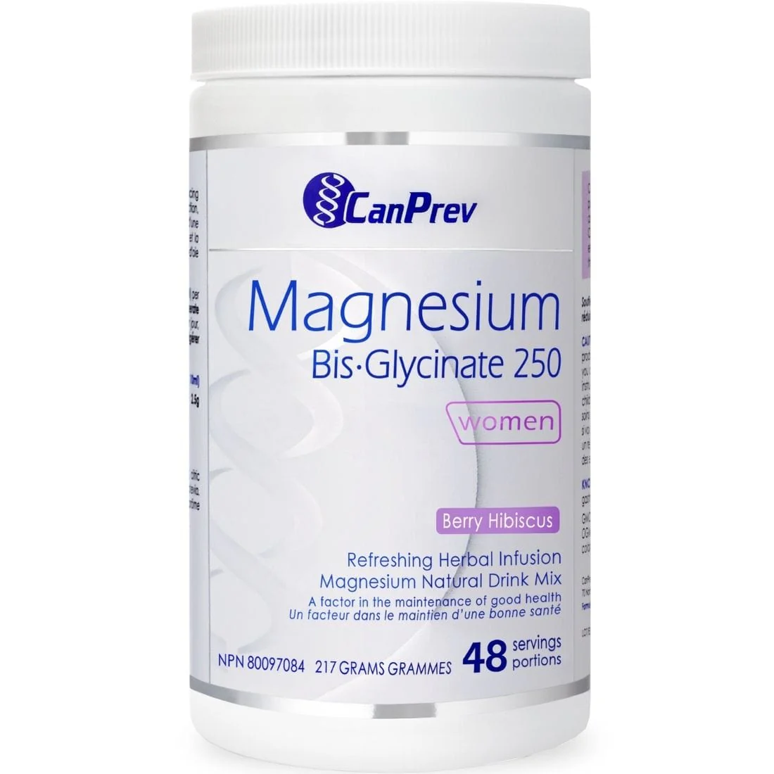 CanPrev Magnesium Bisglycinate Powder for Women, 250mg, 48 Servings - Image 2
