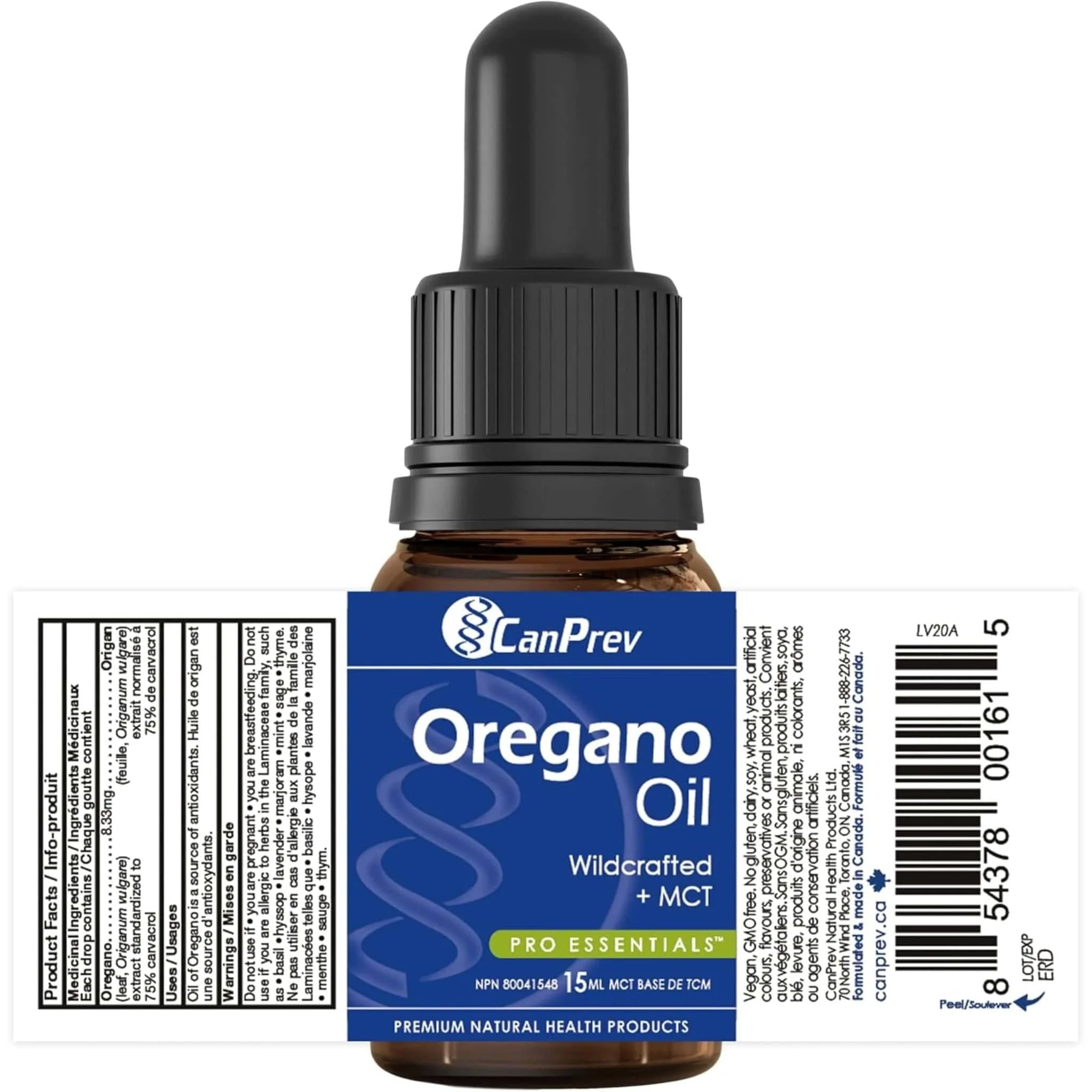 CanPrev Oil of Oregano, 15ml in a MCT Oil Base - Image 3