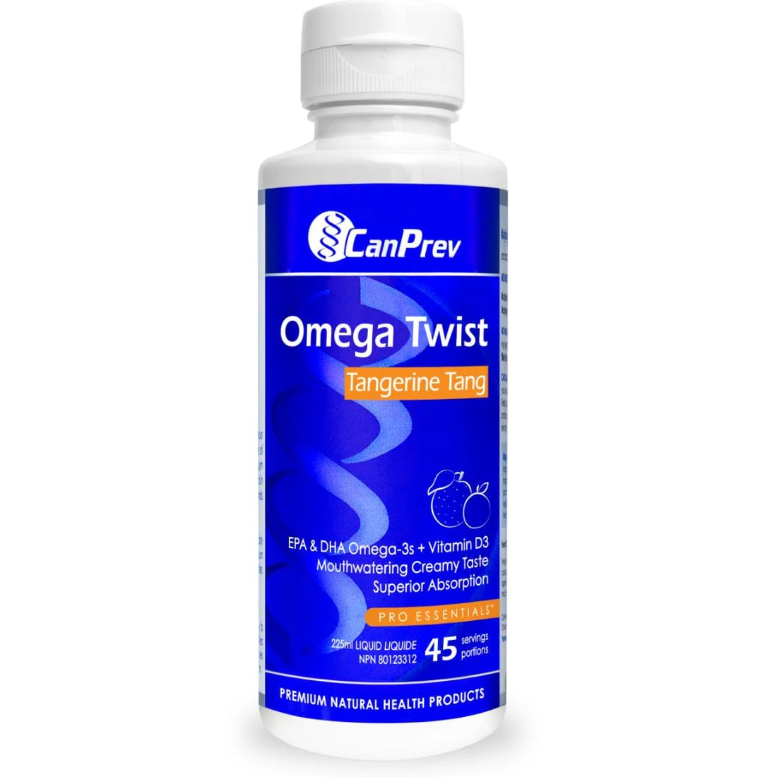 CanPrev Omega Twist Fish Oil Liquid Omega-3 Plus Vitamin D3, 225ml - Image 3