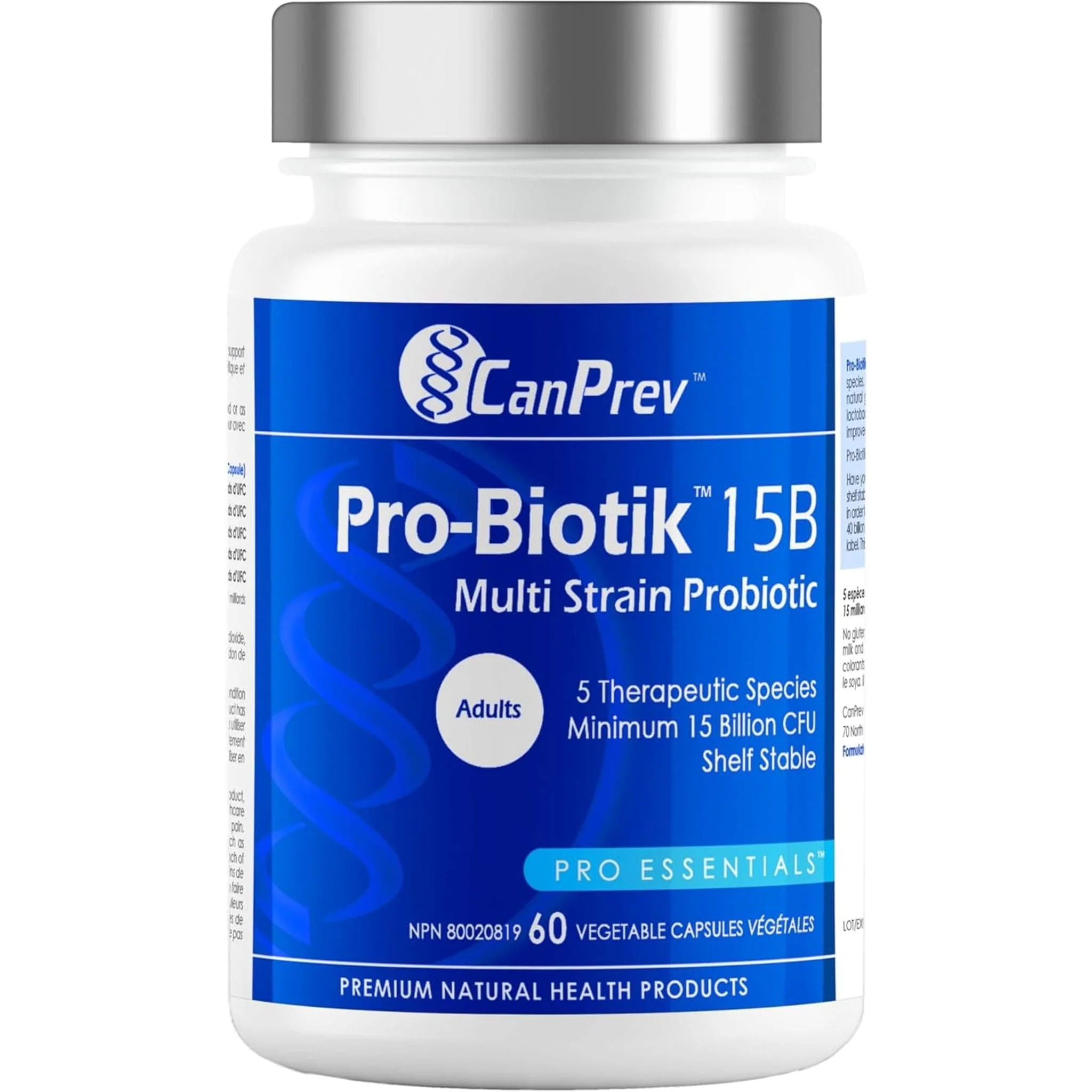 CanPrev Pro-Biotik 15B, 60 Vegicaps