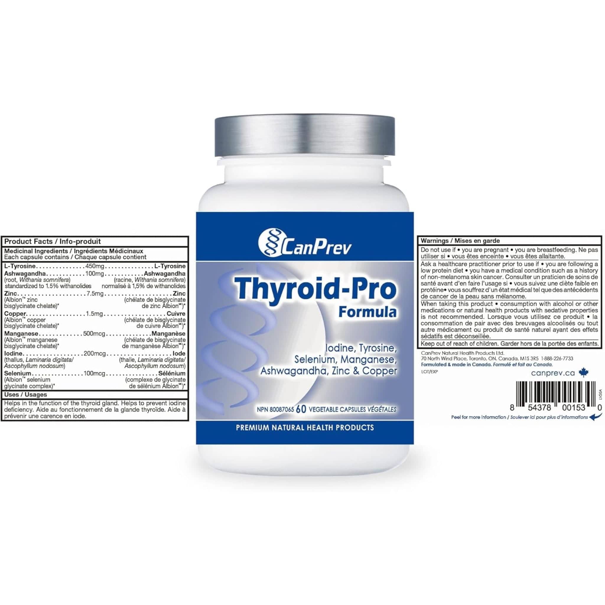 CanPrev Thyroid Pro, 60 Vegetable Capsules - Image 3