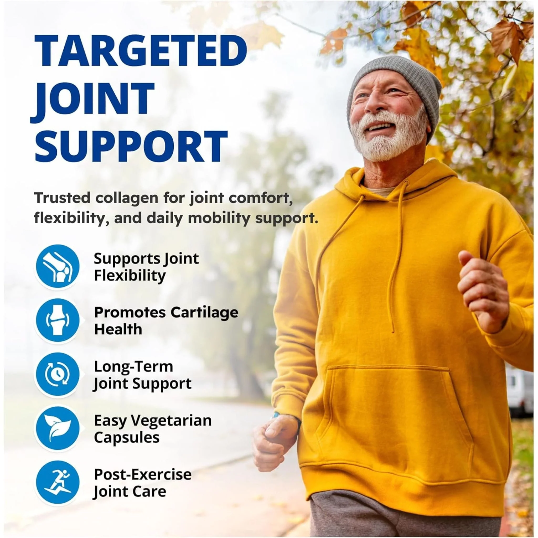 CanPrev Type II Collagen, Supports Joint Health, 60 Vegetable Capsules - Image 3