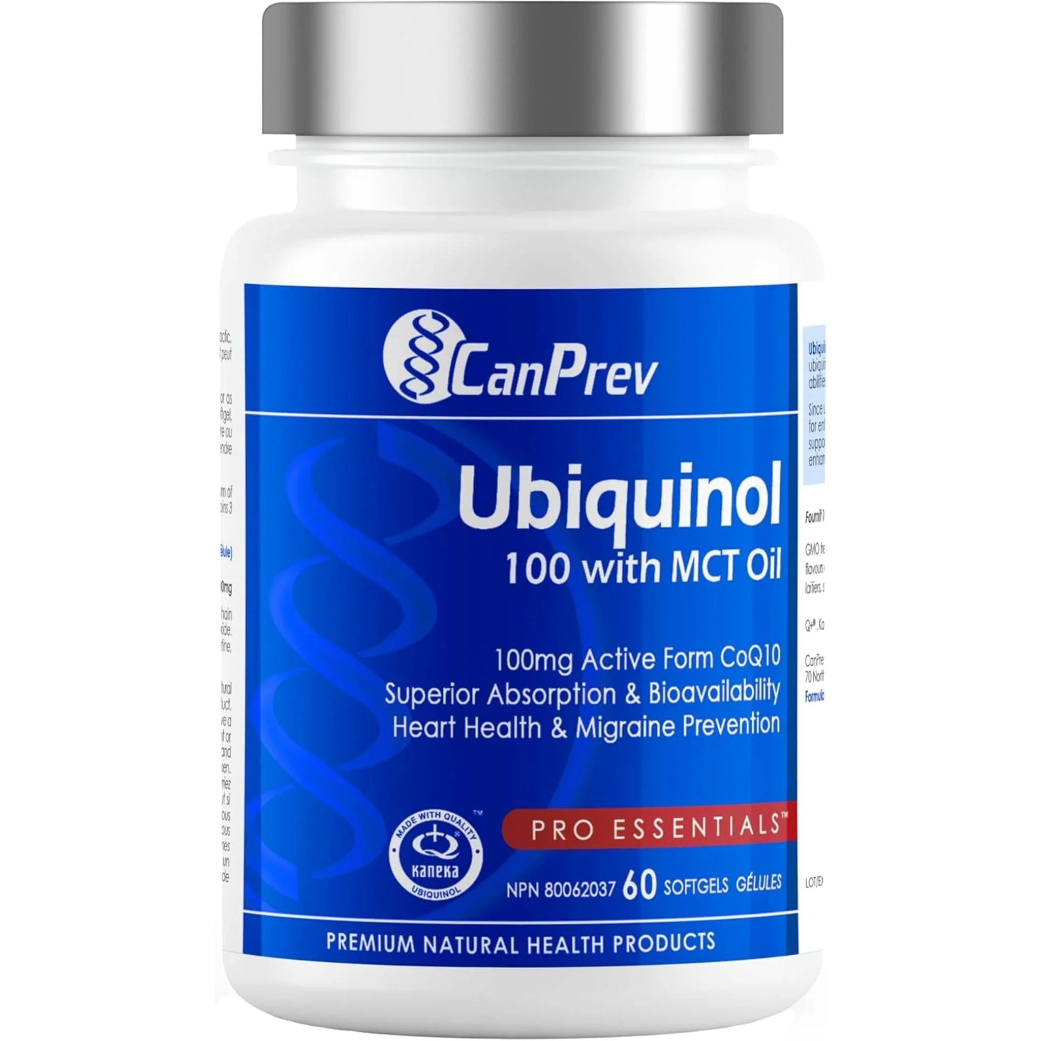 CanPrev Ubiquinol 100mg with MCT Oil, 60 softgels - Image 9