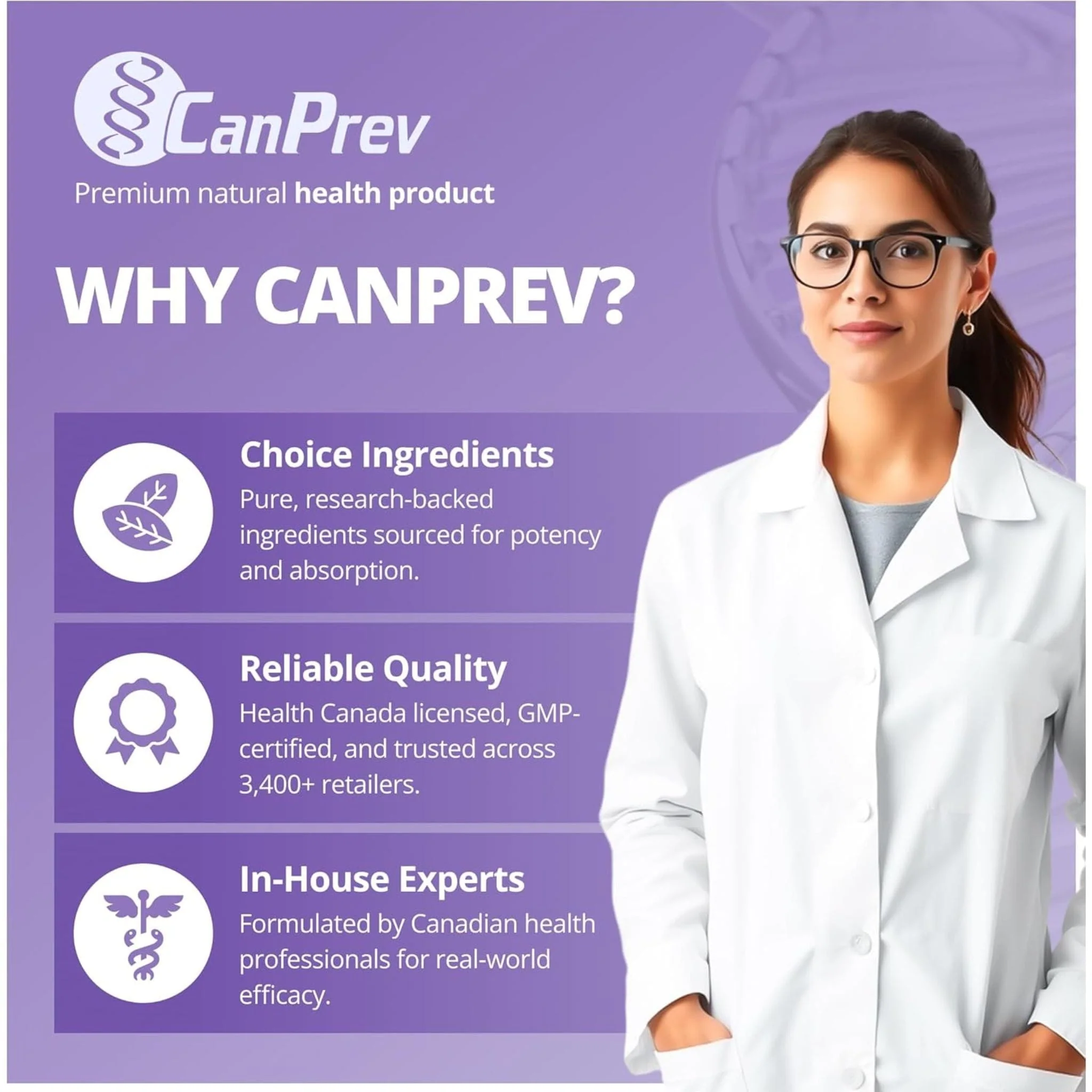 CanPrev Women's Multi, 90 Vegetable Capsules - Image 11