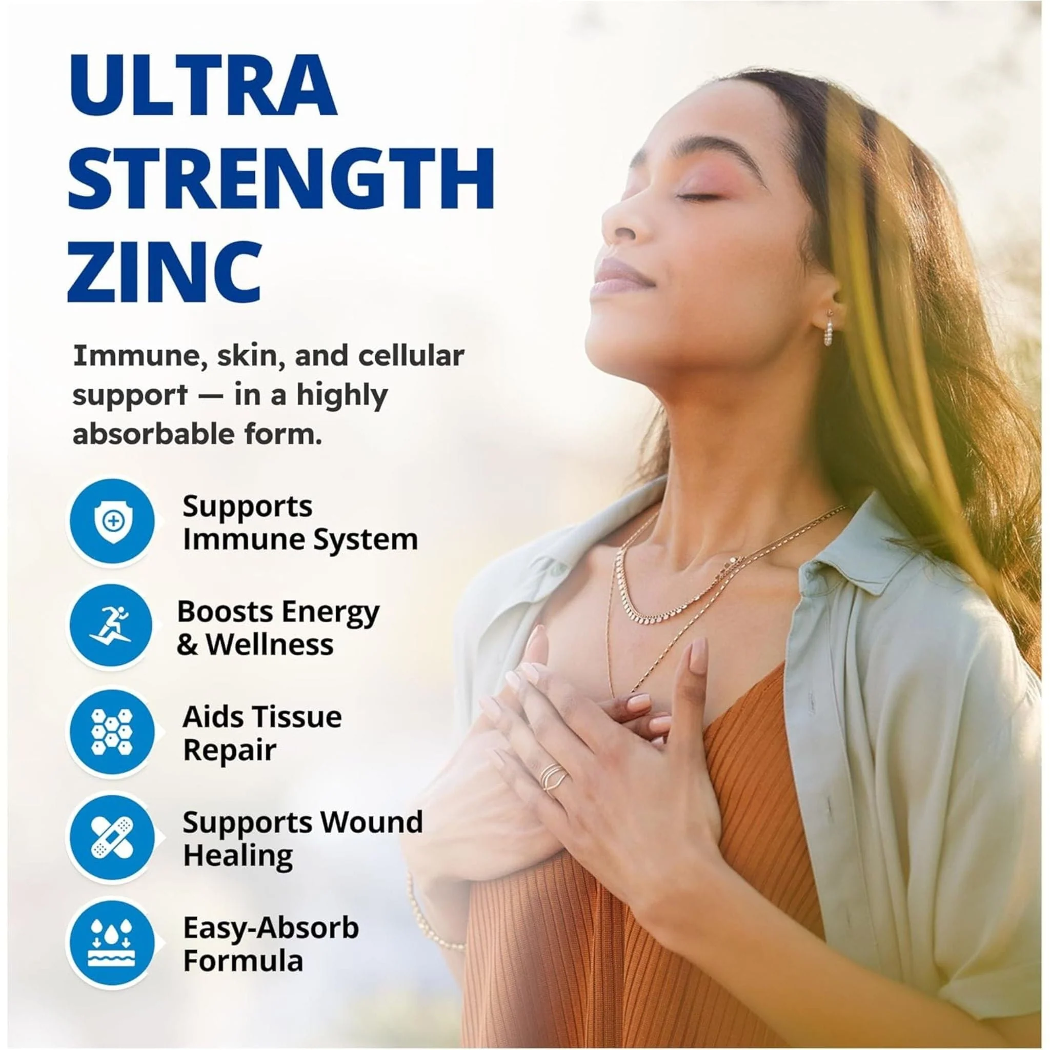 CanPrev Zinc 50mg Ultra Strength, 120 Capsules - Image 4