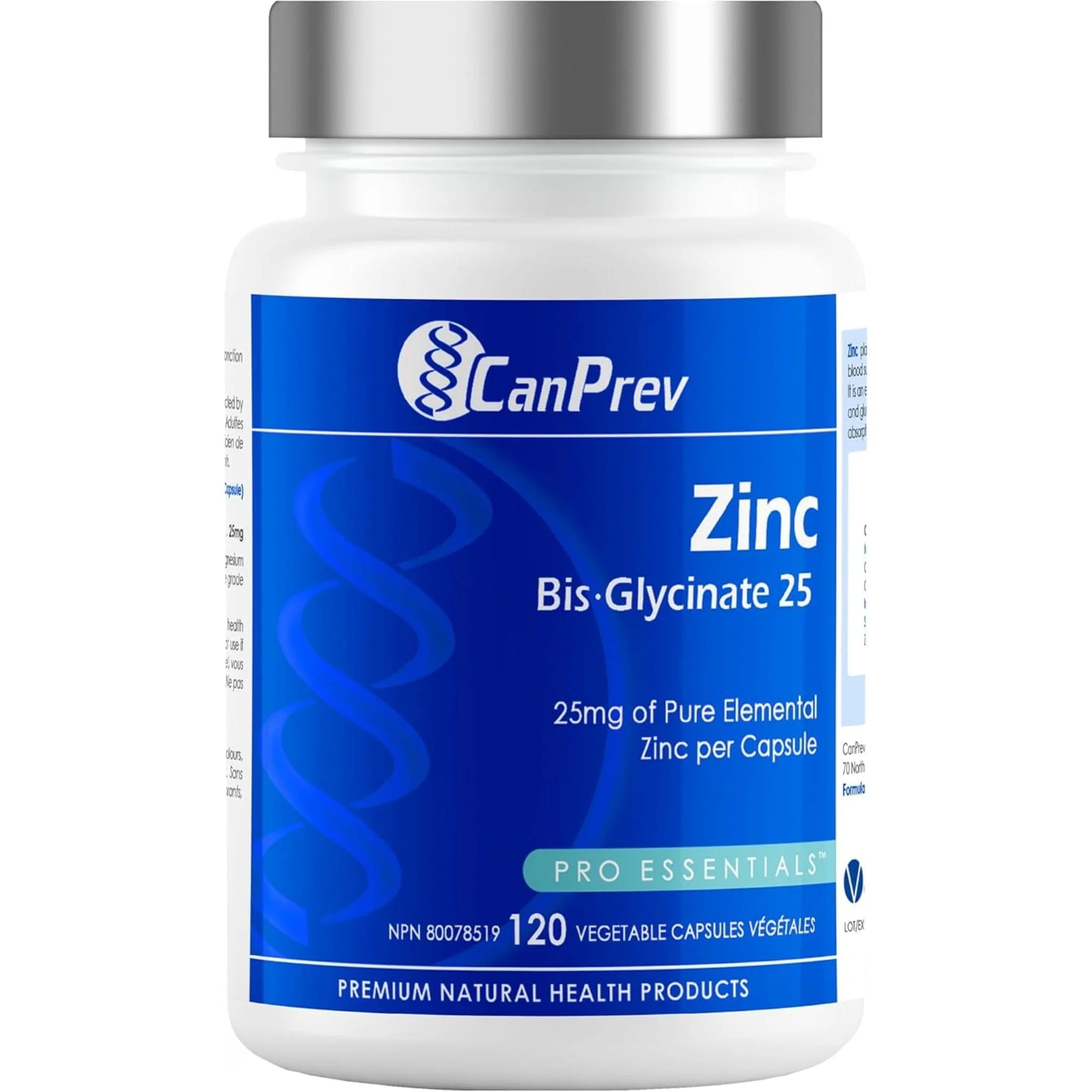 CanPrev Zinc Bisglycinate 25mg (Chelated) - Image 12