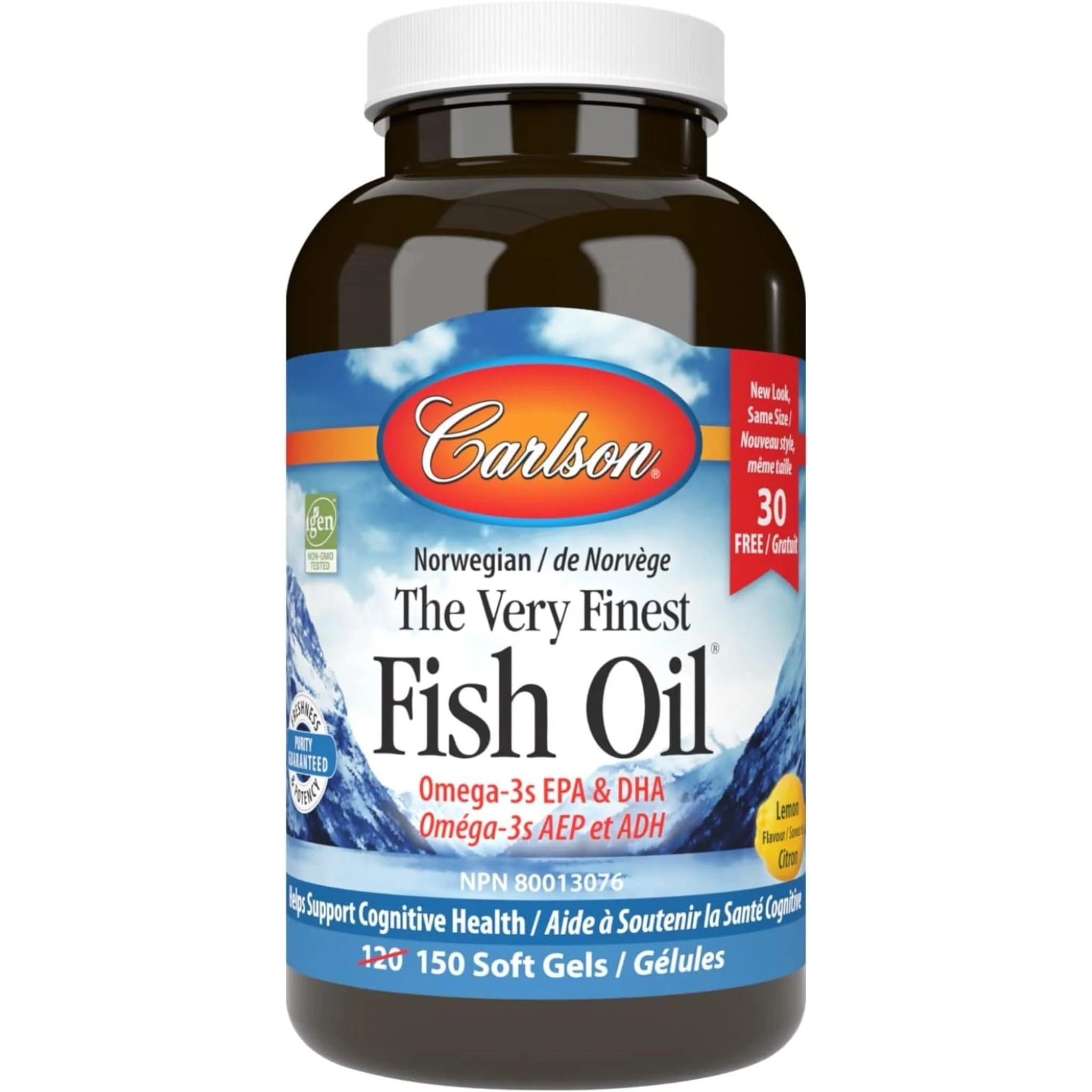 Carlson The Very Finest Fish Oil Softgels (TG)