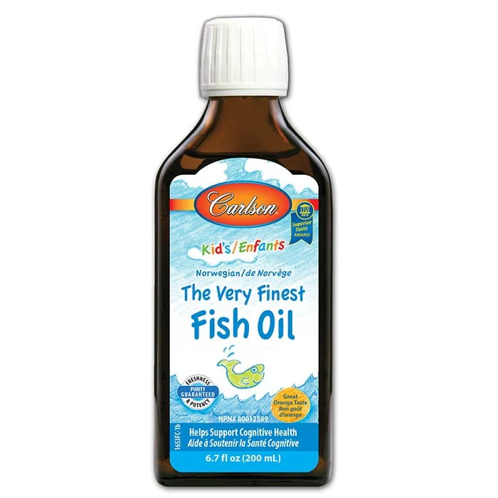 Carlson Very Finest Fish Oil for Kids (TG), 200ml - Image 2