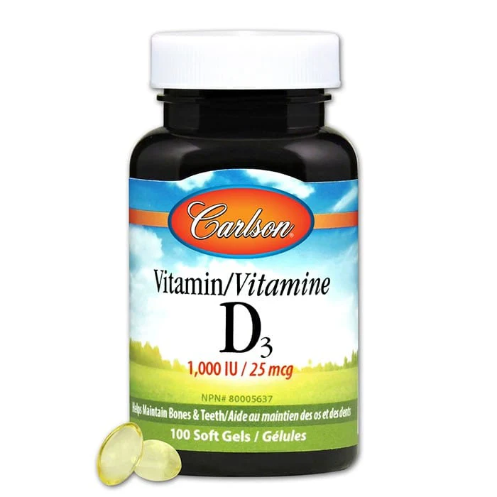 Carlson Vitamin D3 1000IU - Image 2