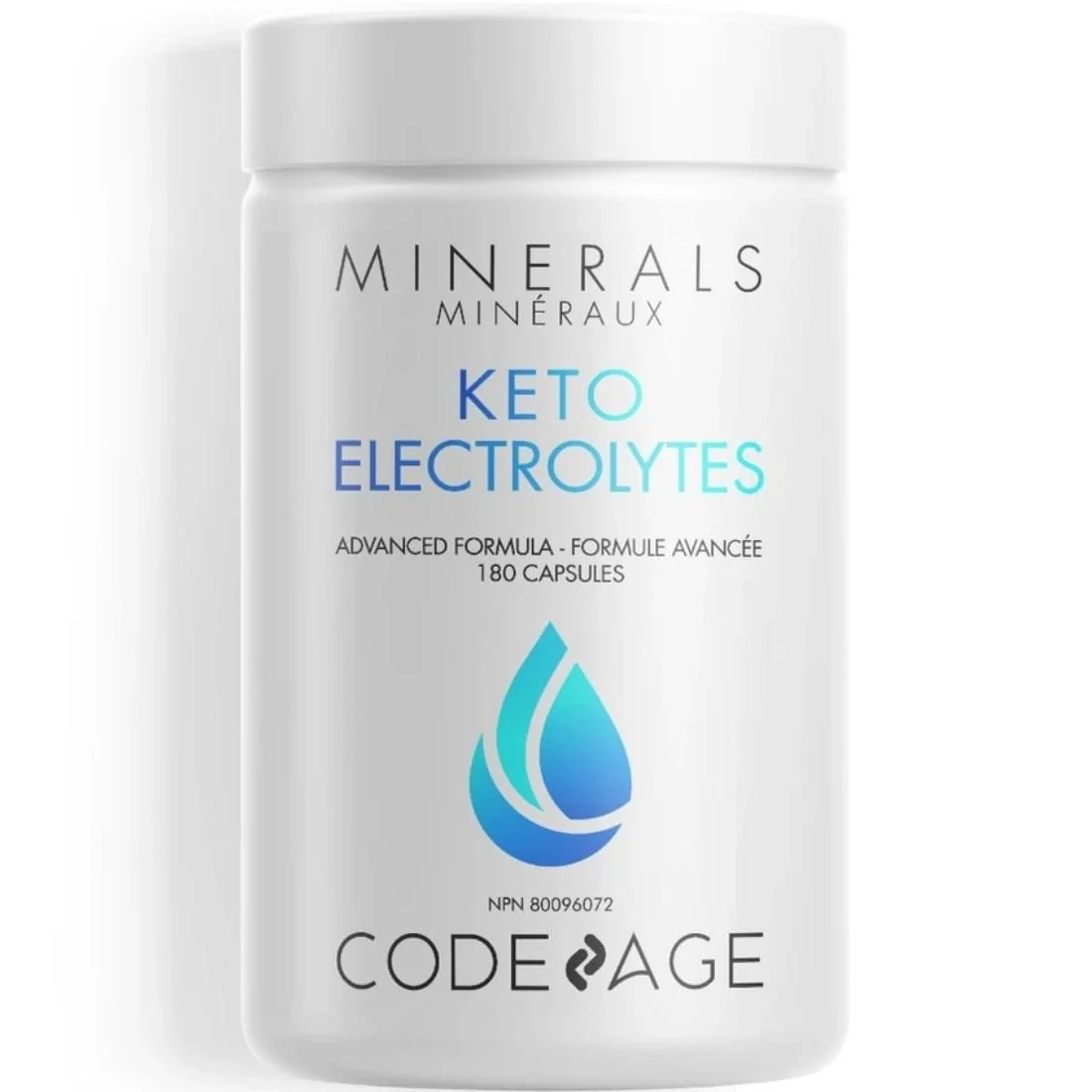 Codeage Keto Electrolytes,180 Capsules CLEARANCE 50% Off Exp 5/26 Final Sale