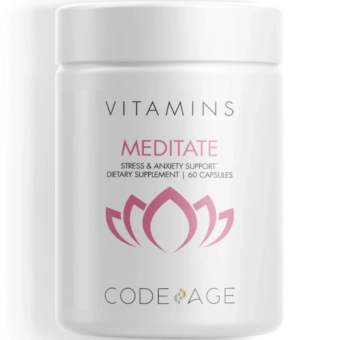 Codeage Meditate Vitamins-Ashwagandha and GABA, 60 Capsules CLEARANCE 50% Off Exp 9/27 Final Sale