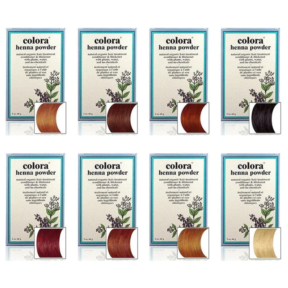 Colora Henna Powder Natural Hair Colour Conditioner and Thickener, 60g CLEARANCE 50% Off Final Sale - Image 14