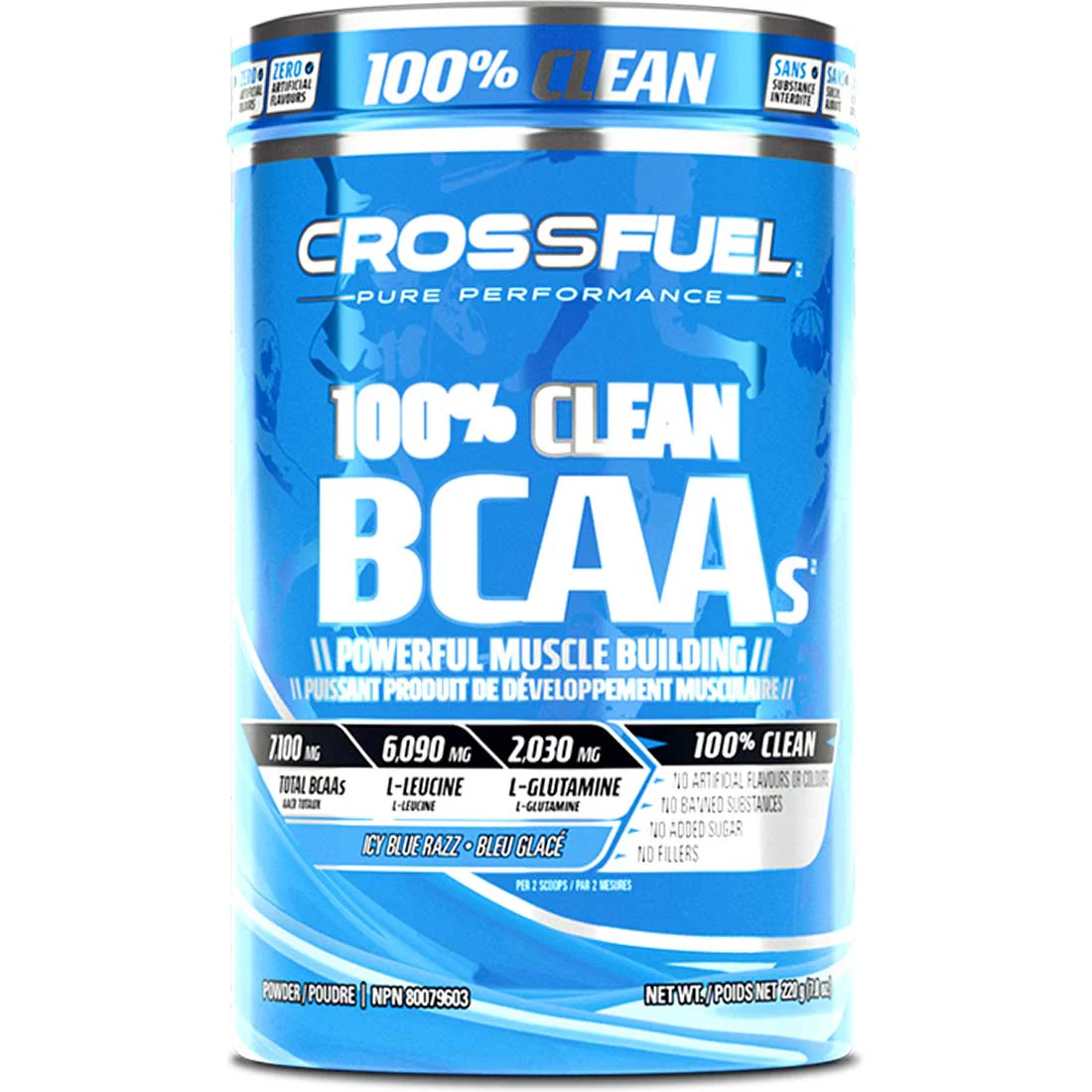 Crossfuel 100% Clean BCAAs, 220g - Image 2