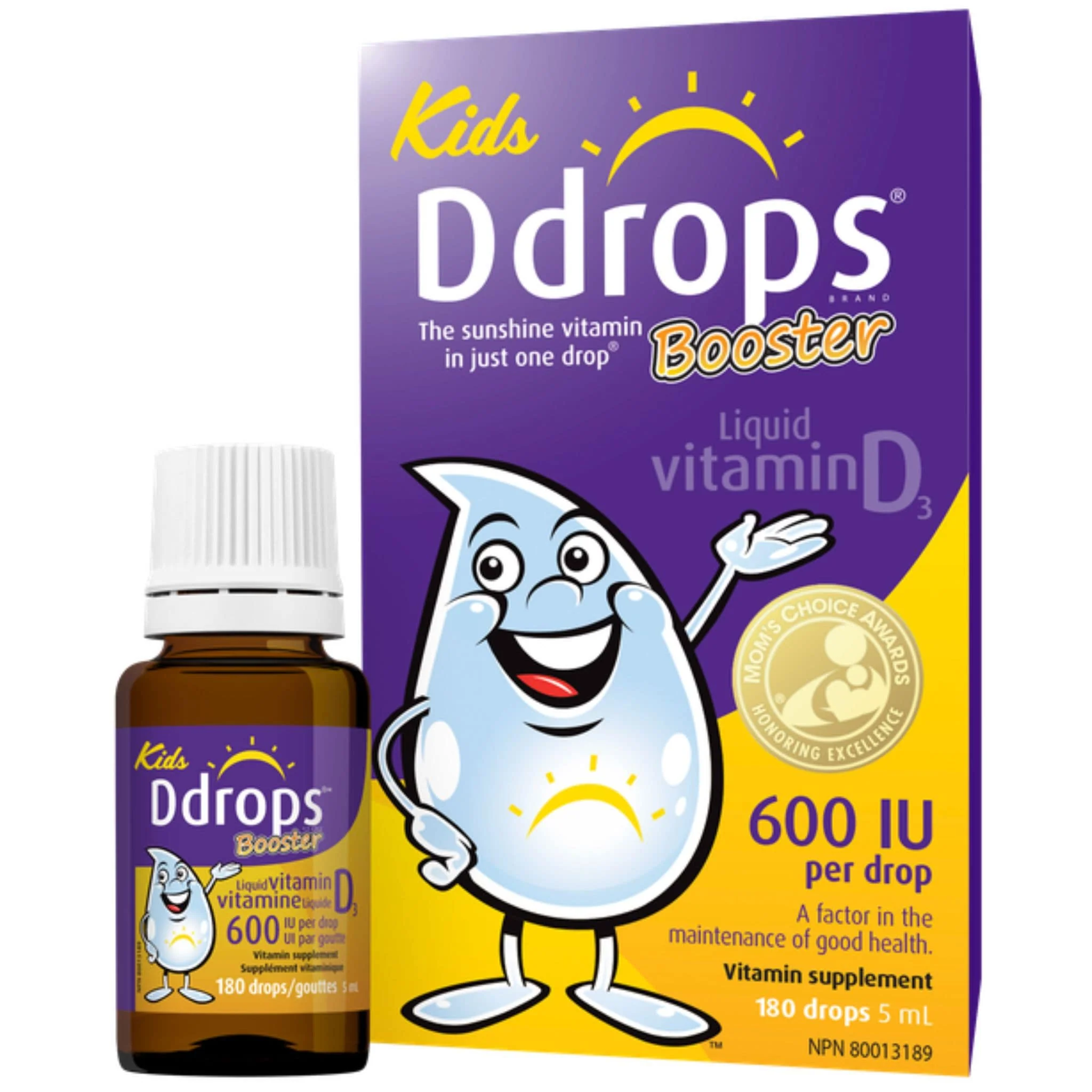 Ddrops Booster 600IU, 180 Drops