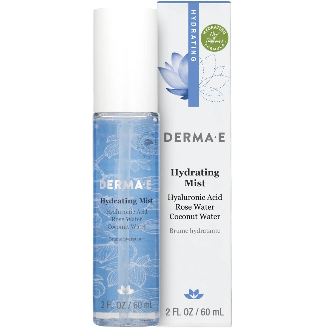 Derma E Hydrating Mist, Hyaluronic Acid,  60ml