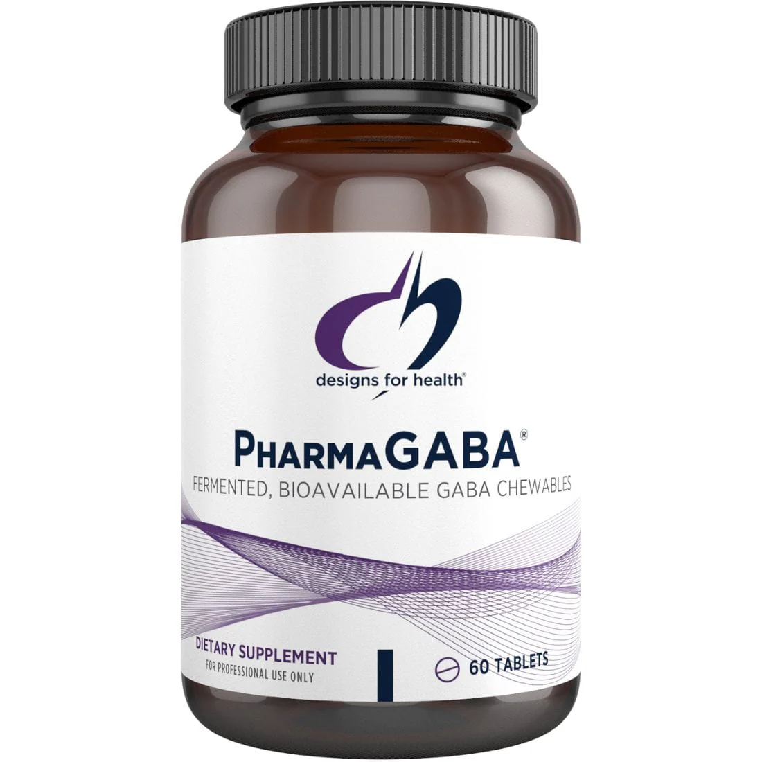 Designs For Health PharmaGABA, 60 Chewable Tablets