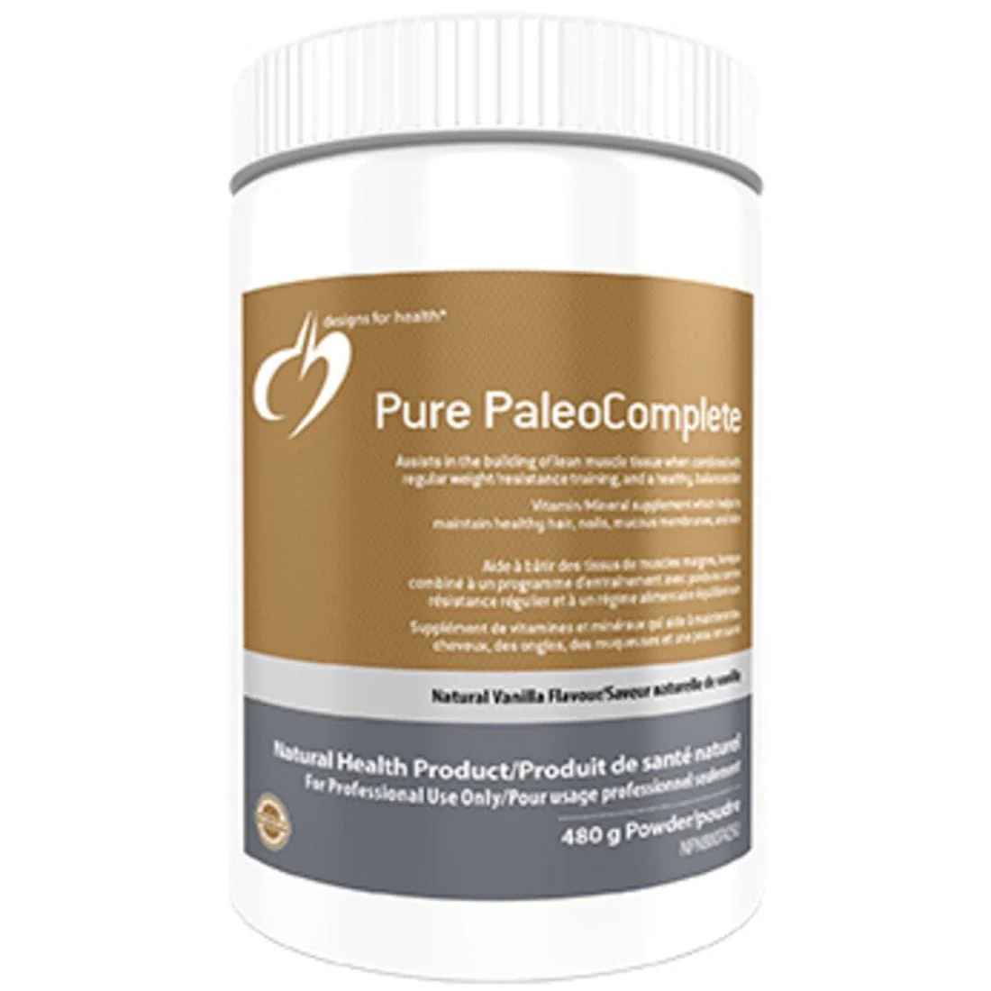 Designs For Health WheyComplete  (Formerly PaleoComplete), 540g