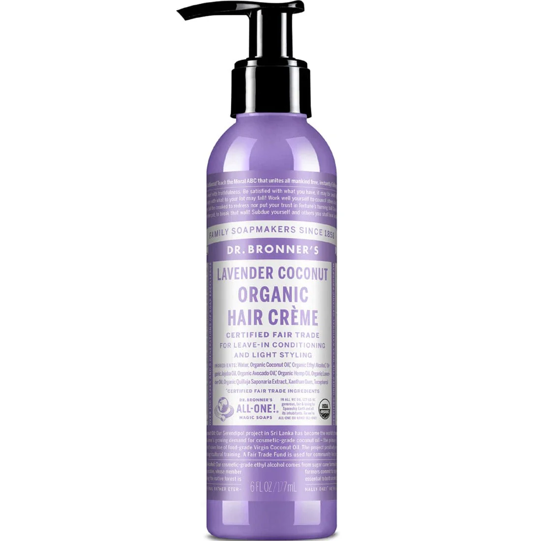 Dr. Bronner's Hair Conditioner and Style Creme - Image 2