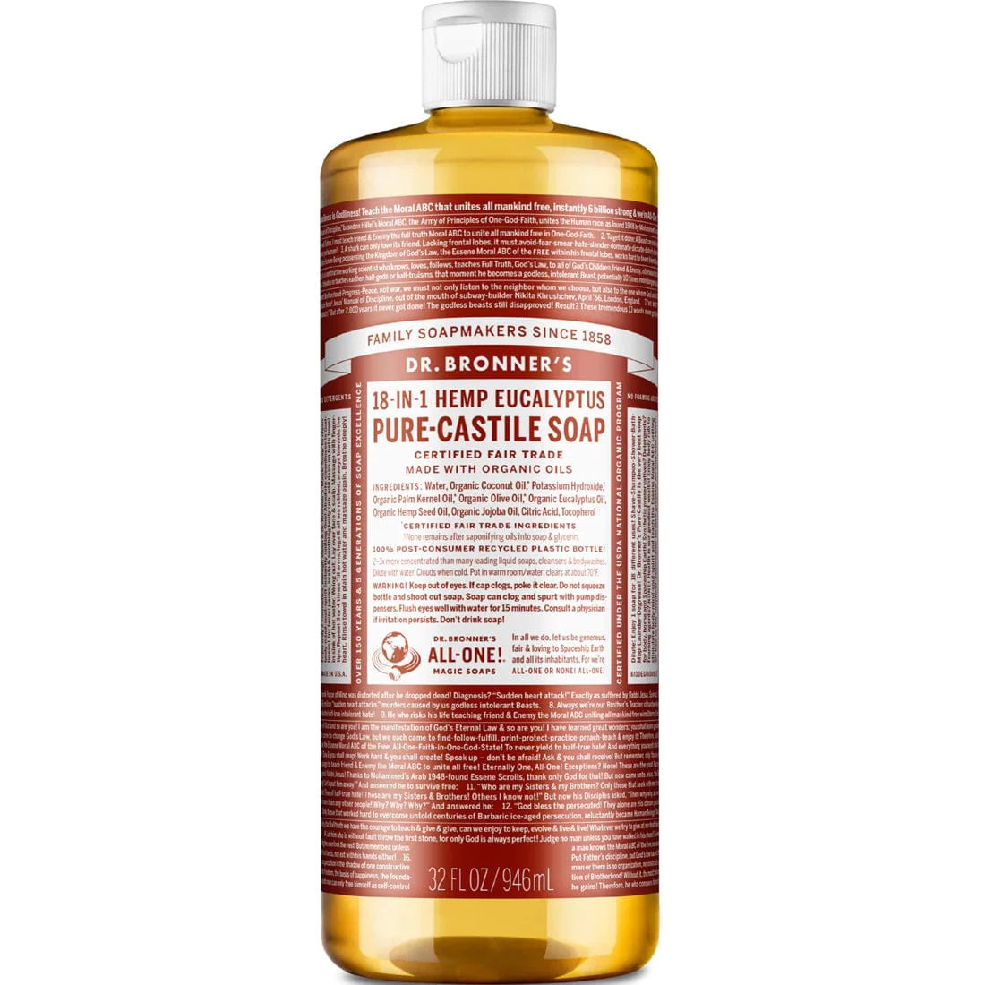 Dr. Bronner's Organic Liquid Castile Oil Soap - Image 15