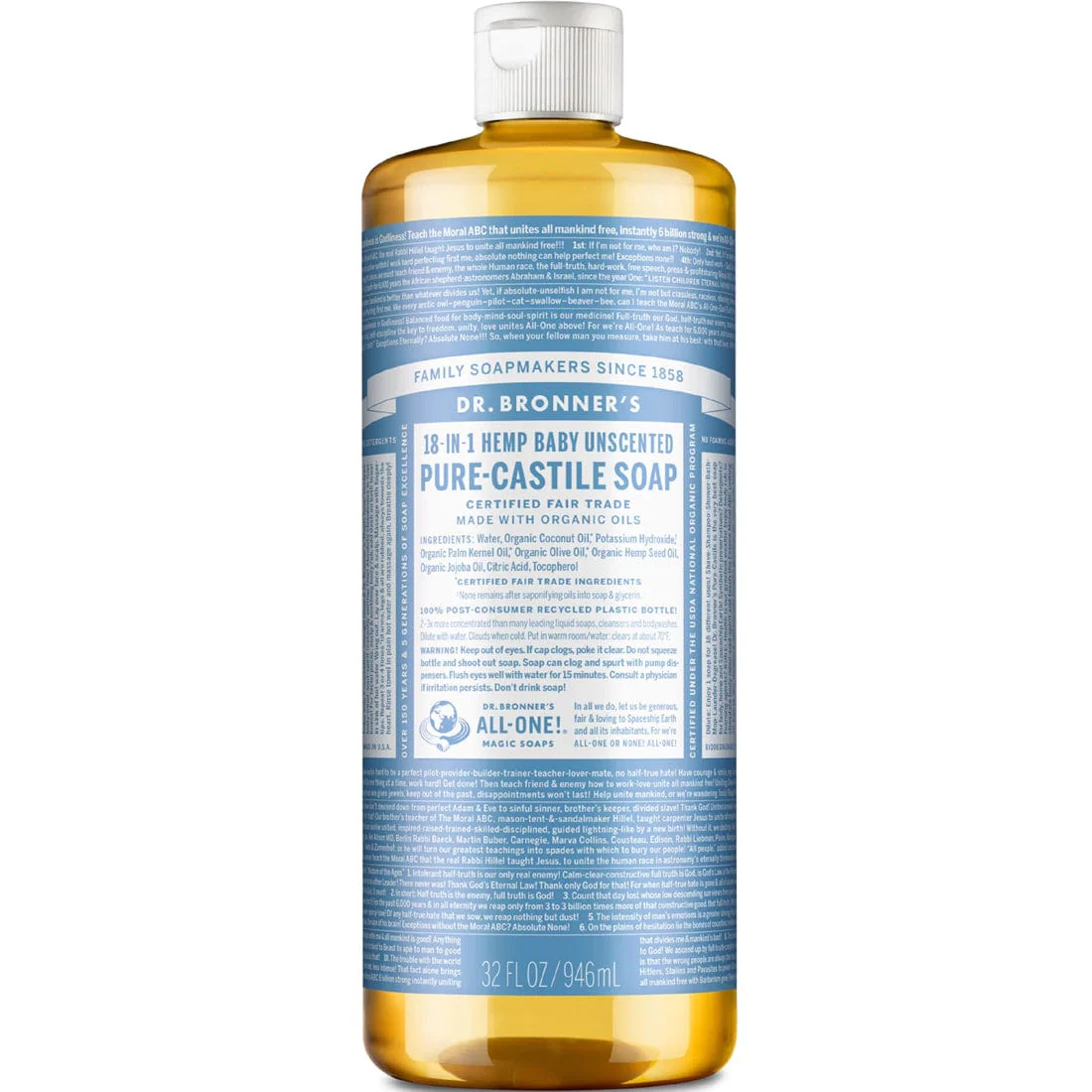 Dr. Bronner's Organic Liquid Castile Oil Soap - Image 19