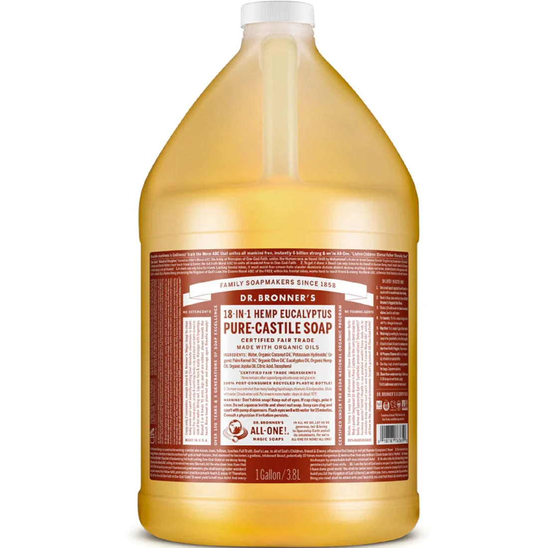 Dr. Bronner's Organic Liquid Castile Oil Soap - Image 3