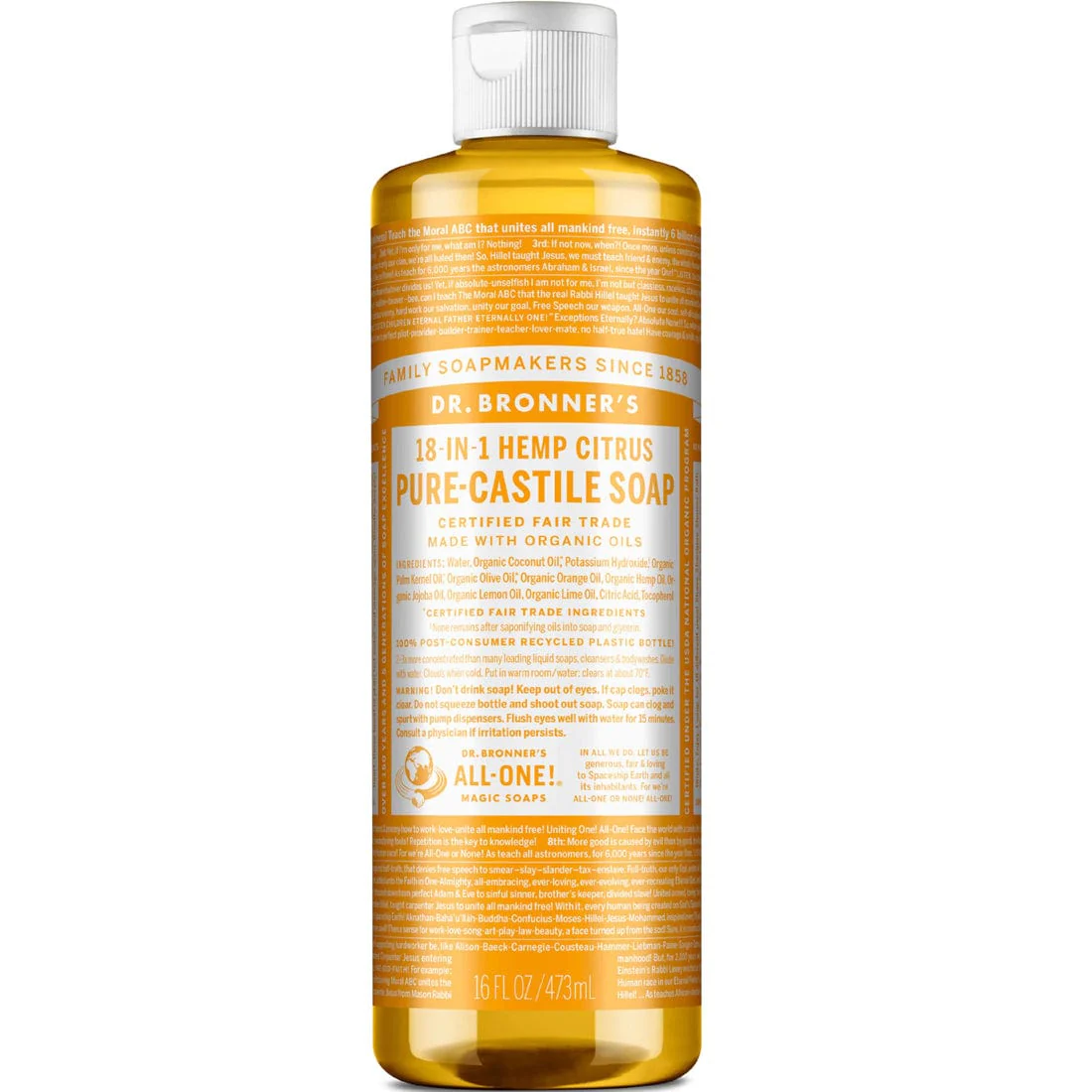 Dr. Bronner's Organic Liquid Castile Oil Soap - Image 8