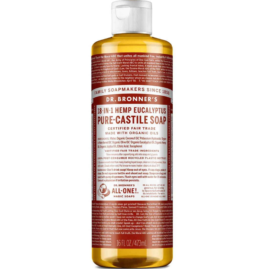 Dr. Bronner's Organic Liquid Castile Oil Soap - Image 9
