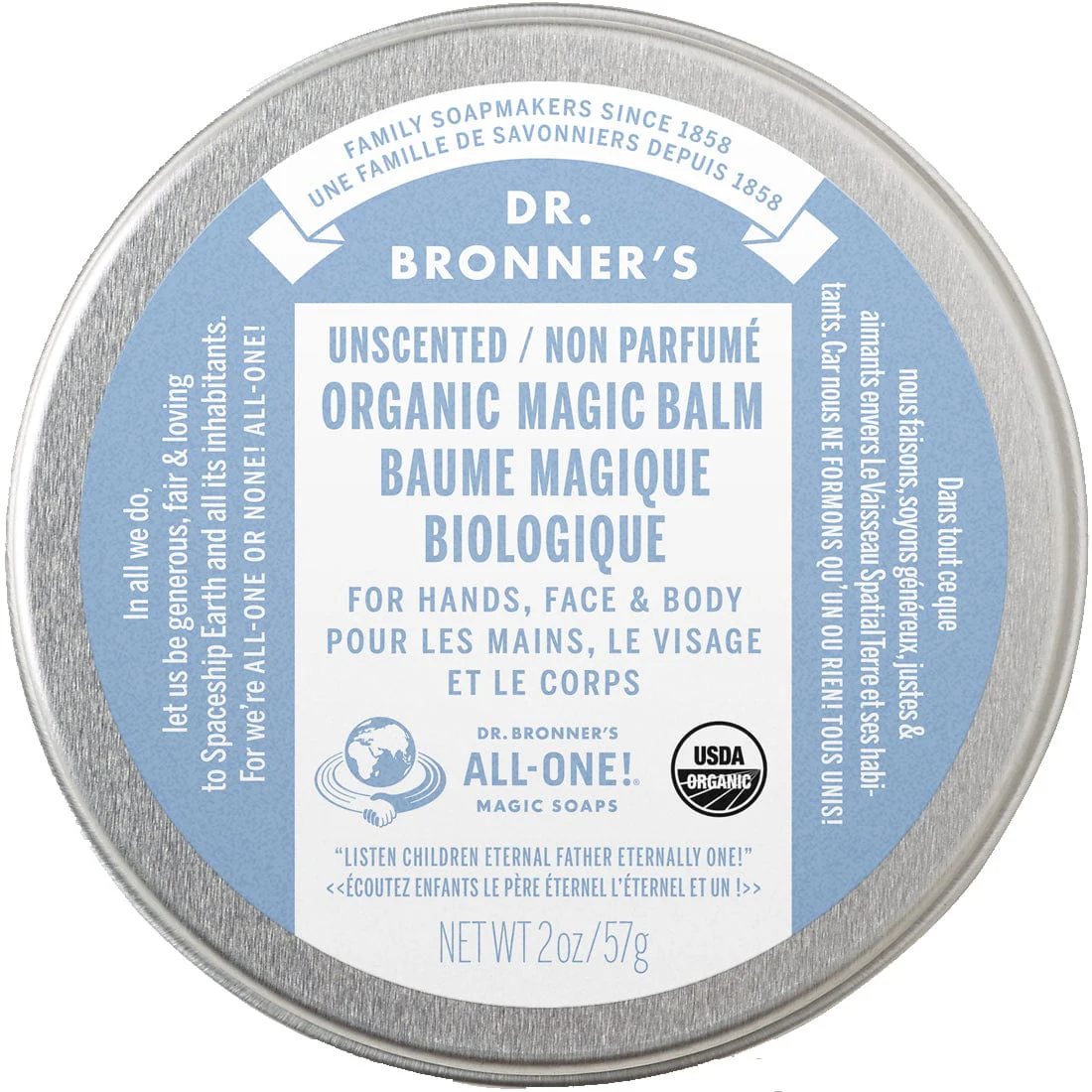 Dr. Bronner's Organic Magic Balm, 6 x 57g