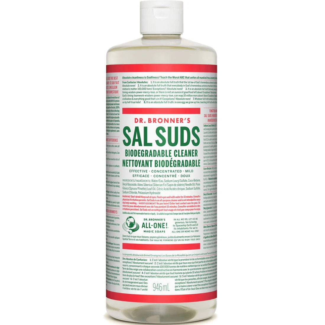 Dr. Bronner's Sal Suds Biodegradable Cleaner - Image 4