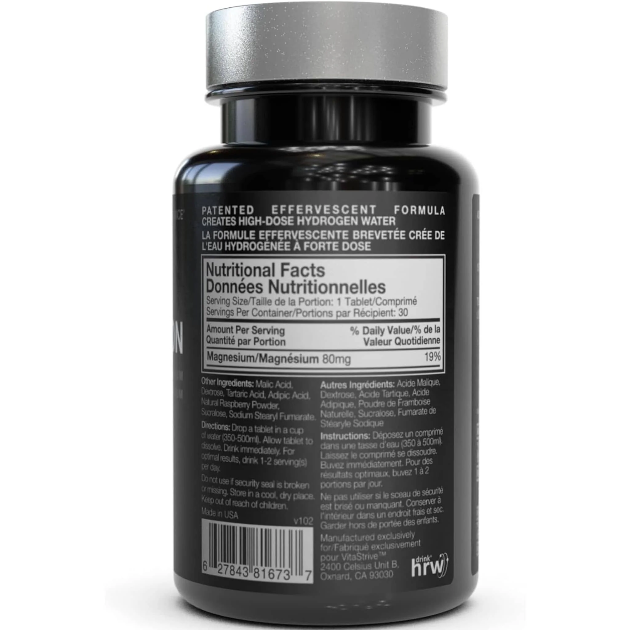 Drink HRW TRUE | PERFORMANCE Rejuvenation Sport, Advanced Molecular Hydrogen with Magnesium, 30-60 Tablets - Image 4