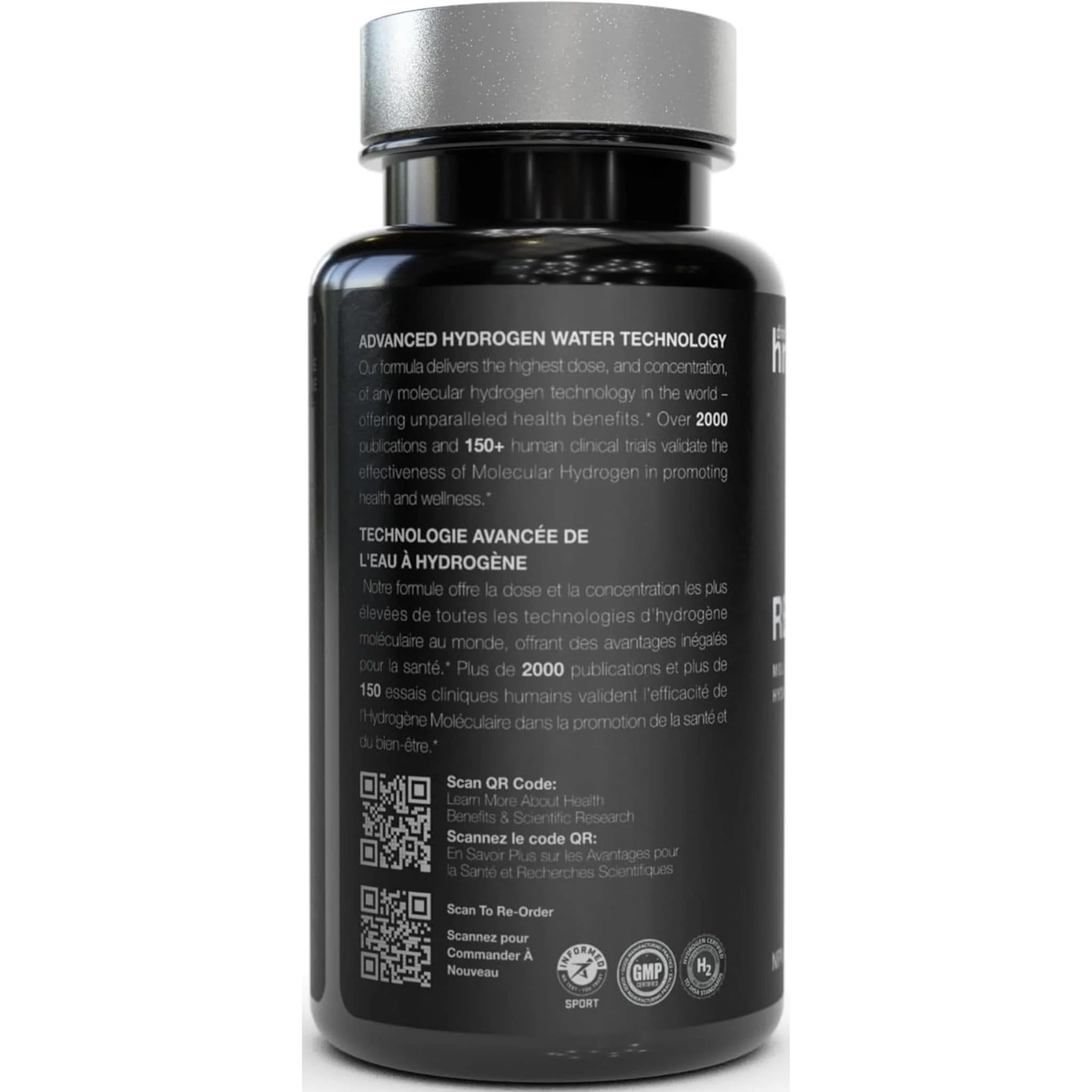 Drink HRW TRUE | PERFORMANCE Rejuvenation Sport, Advanced Molecular Hydrogen with Magnesium, 30-60 Tablets - Image 6