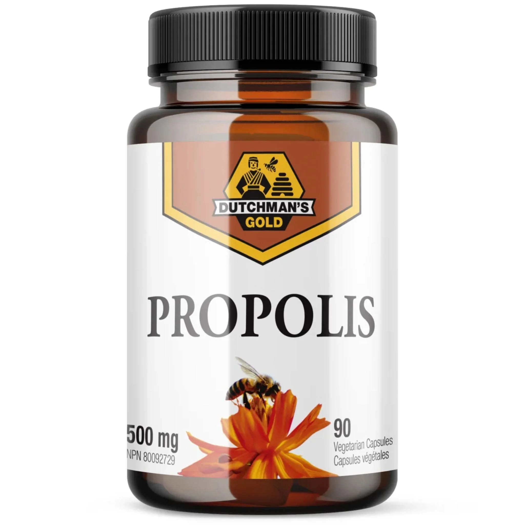 Dutchman's Gold Bee Propolis, 90 Vegetable Capsules