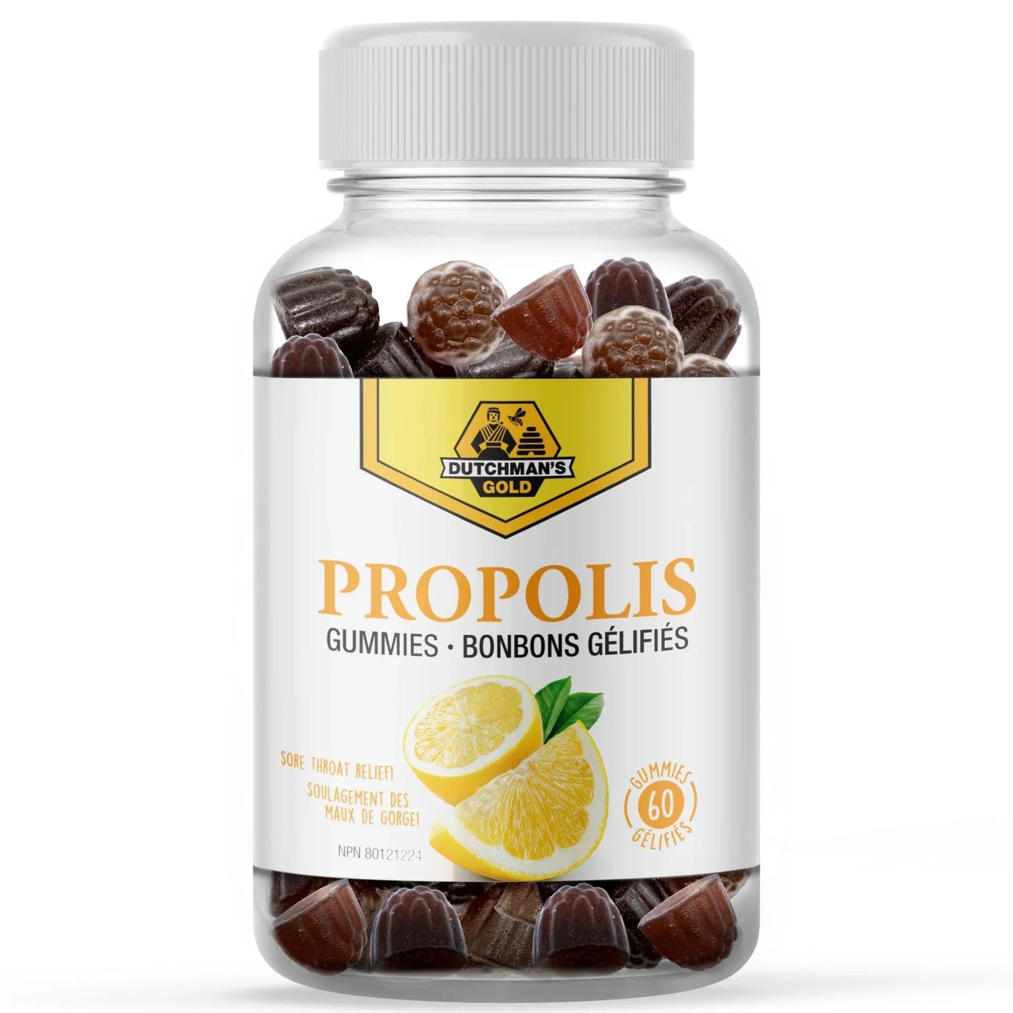 Dutchman's Gold Propolis Gummies 117mg, 60 Gummies