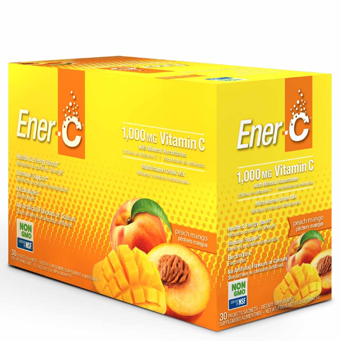 Ener-C Drink, Effervescent Vitamin C 1000mg Powder, 30 Single Serve Packets - Image 3