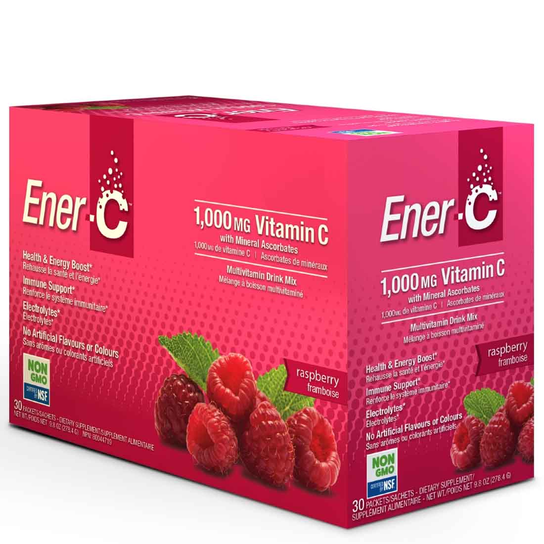 Ener-C Drink, Effervescent Vitamin C 1000mg Powder, 30 Single Serve Packets - Image 4