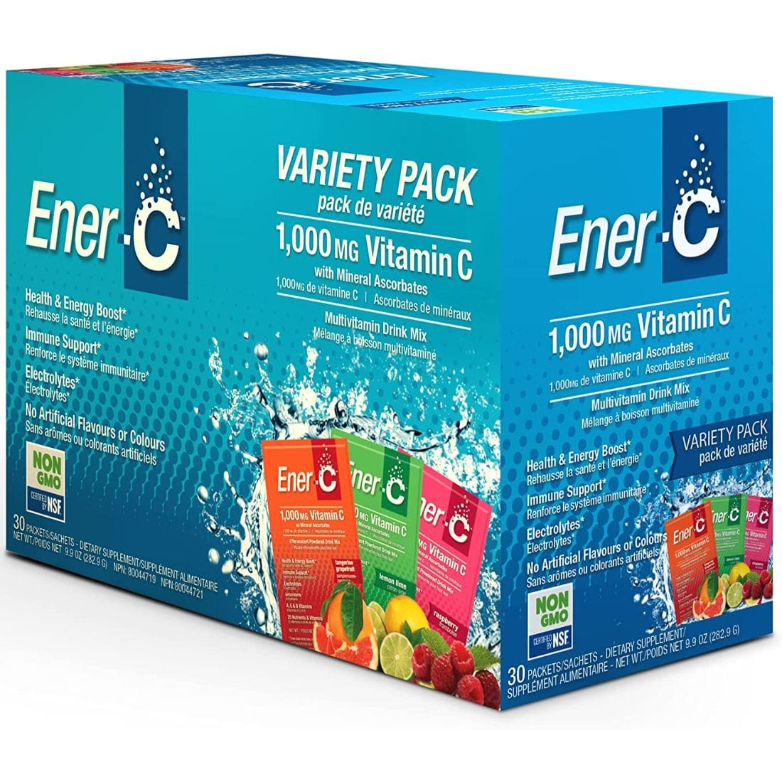 Ener-C Drink, Effervescent Vitamin C 1000mg Powder, 30 Single Serve Packets - Image 6