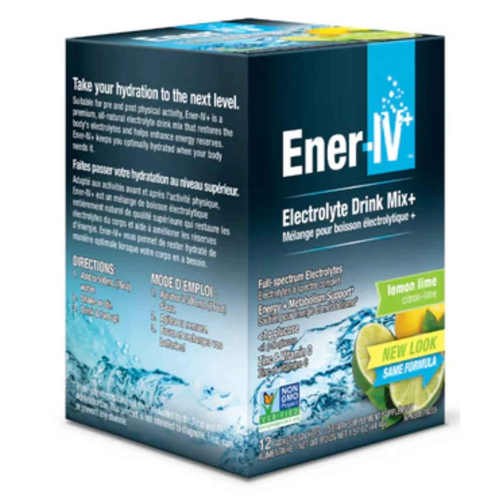 Ener-IV Sport Electrolyte Drink Mix (Formerly Ener-C Sport), Pre and Post Workout Electrolytes, 12 Sachets - Image 6
