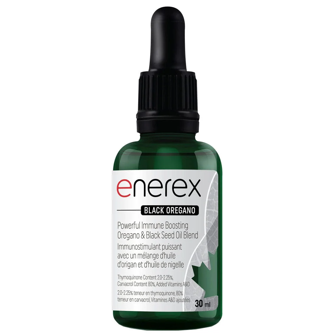Enerex Black Oregano Liquid, Black Seed Oil 60%, Oregano Oil 40%, 30ml