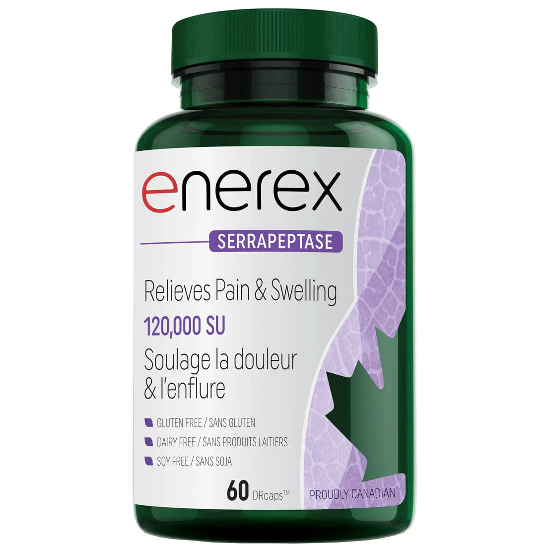 Enerex Serrapeptase 120000 SU Capsules - Image 2